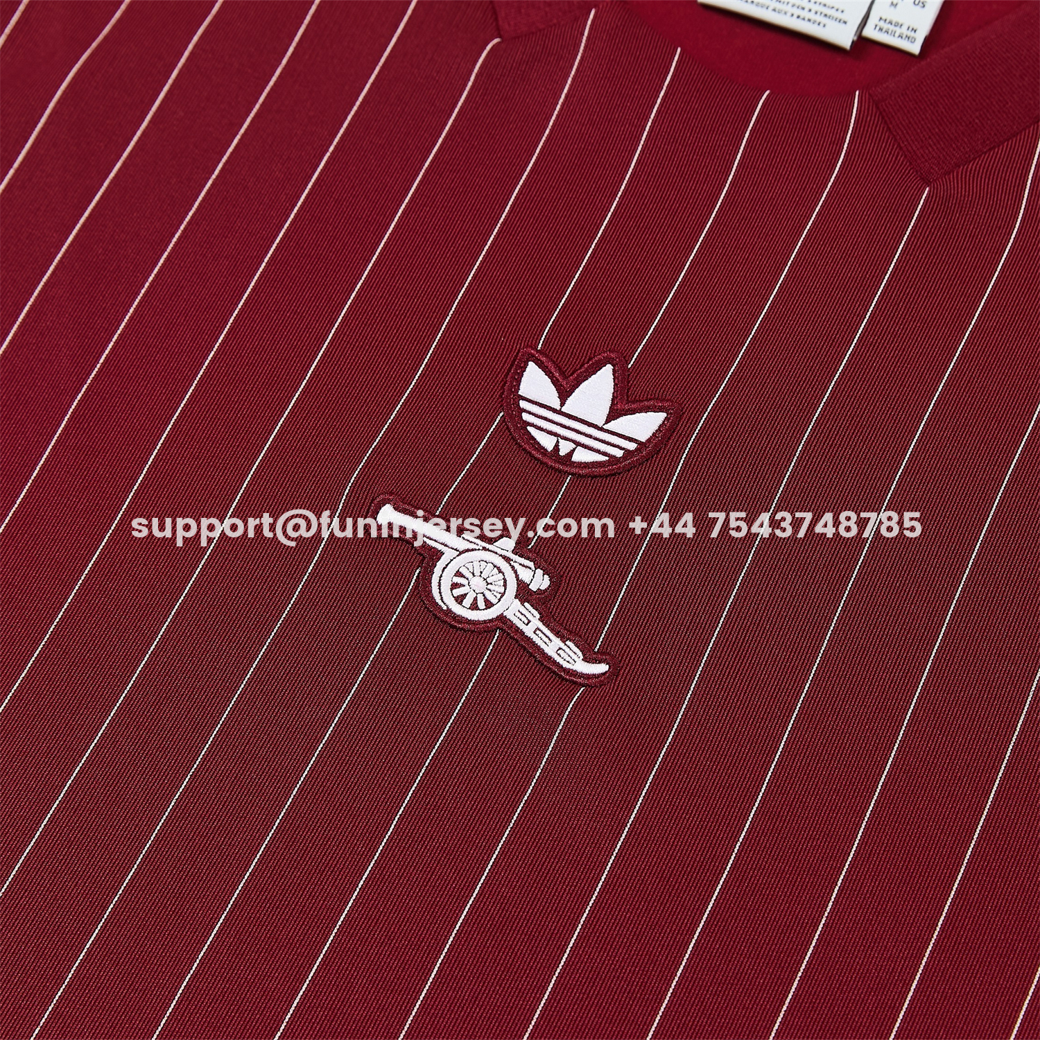 Funinjersey-Arsenal 25-26 Retro Style Short-Sleeve Training Set - Dark Red With White Stripes Top & Pants