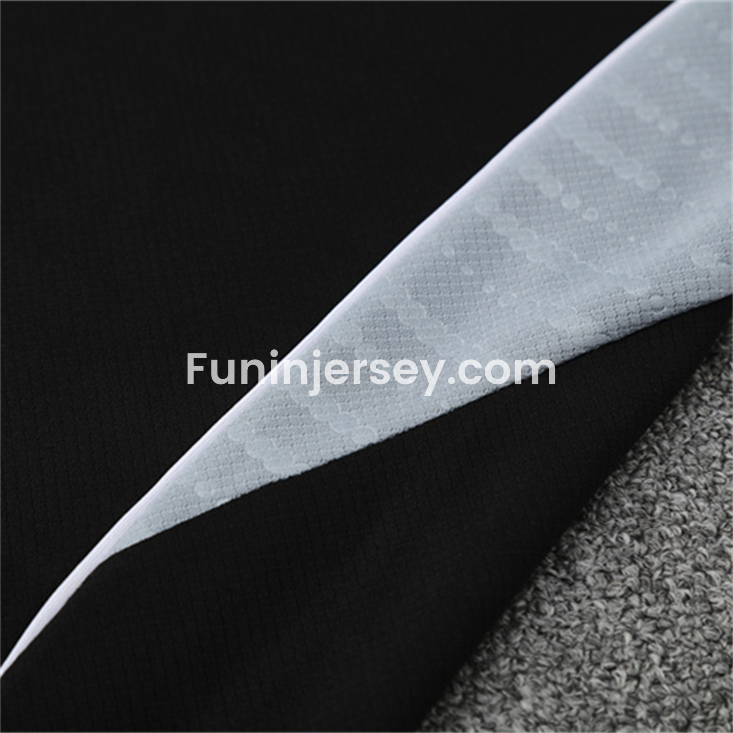 Funinjersey-INT M.A.M 25-26 Short-Sleeve Training Set - Black Top and Shorts