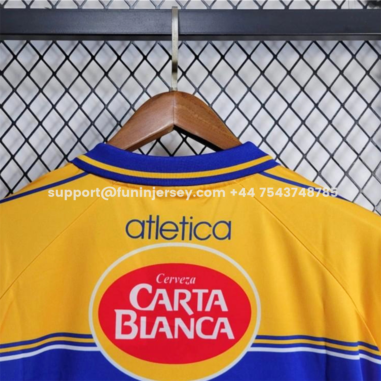 Funinjersey-Retro Tigres UANL 2000-01 Home Jersey