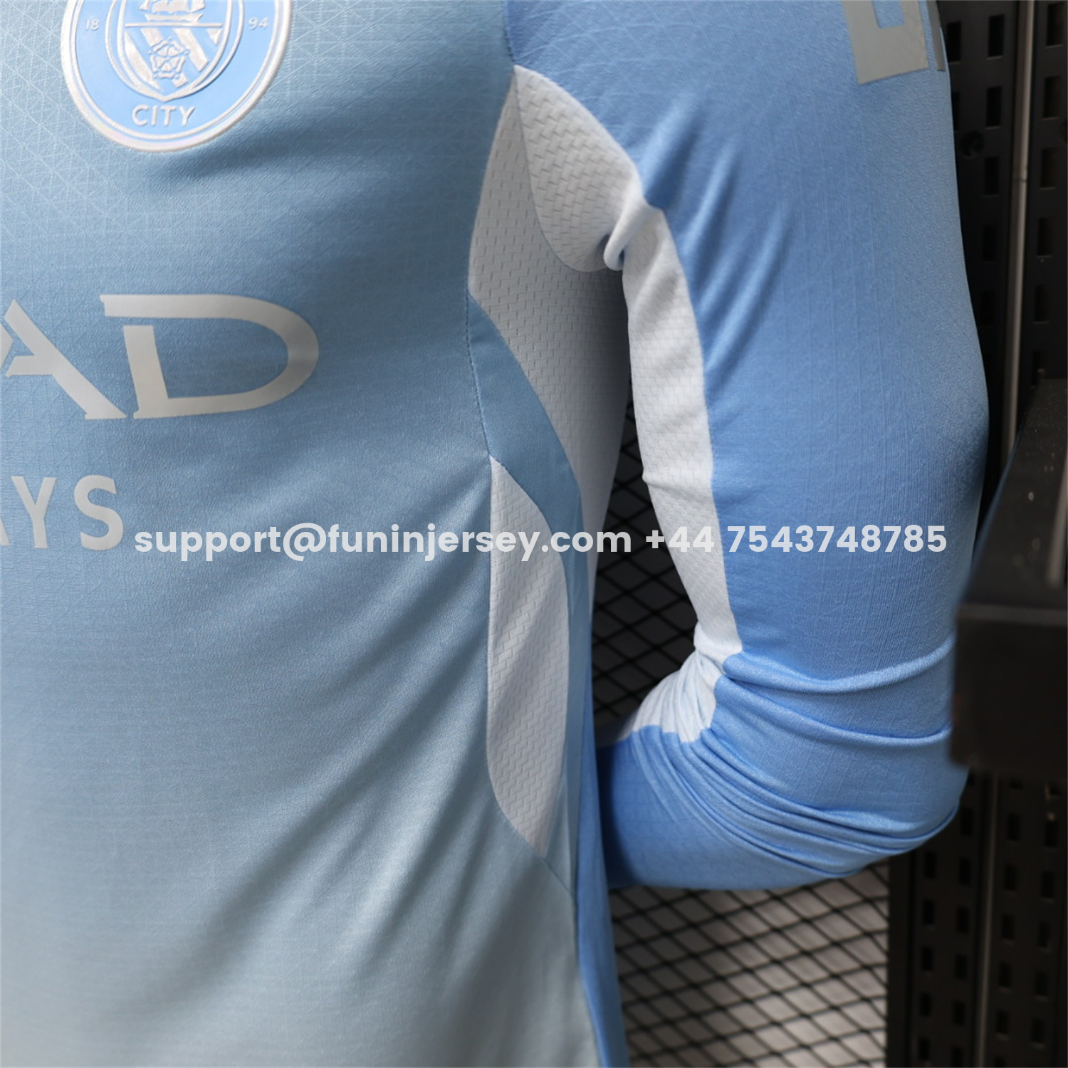 Funinjersey-Manchester City 26-27 Home Long Sleeves Jersey - Player Version