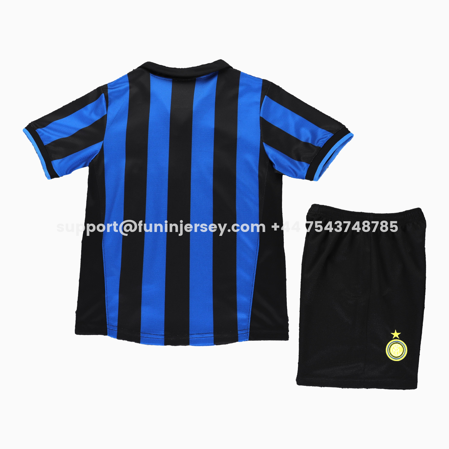 Funinjersey-Retro Inter Milan 1998-99 Home Kids Kit