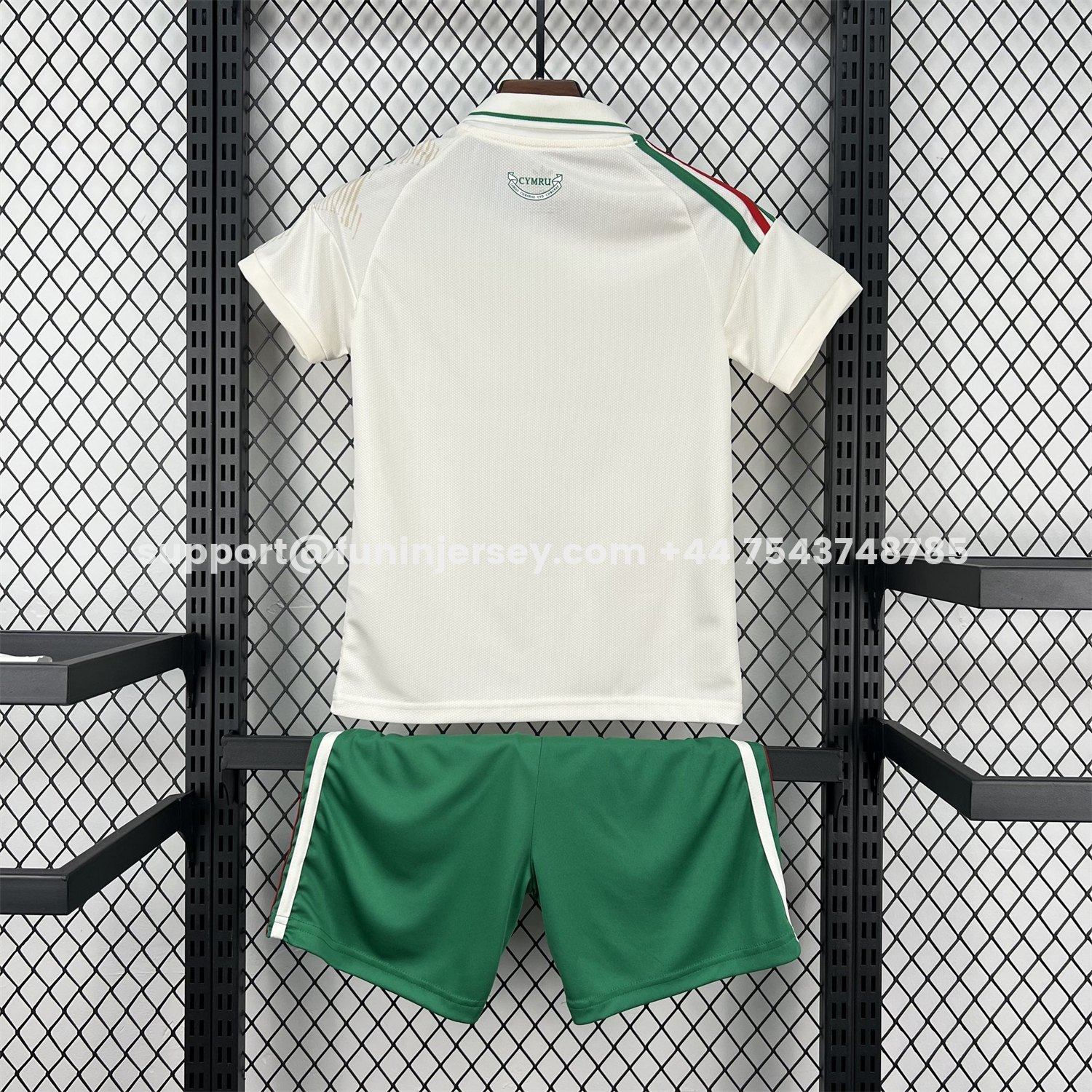 Funinjersey-Wales 2026 Away Kids Kit