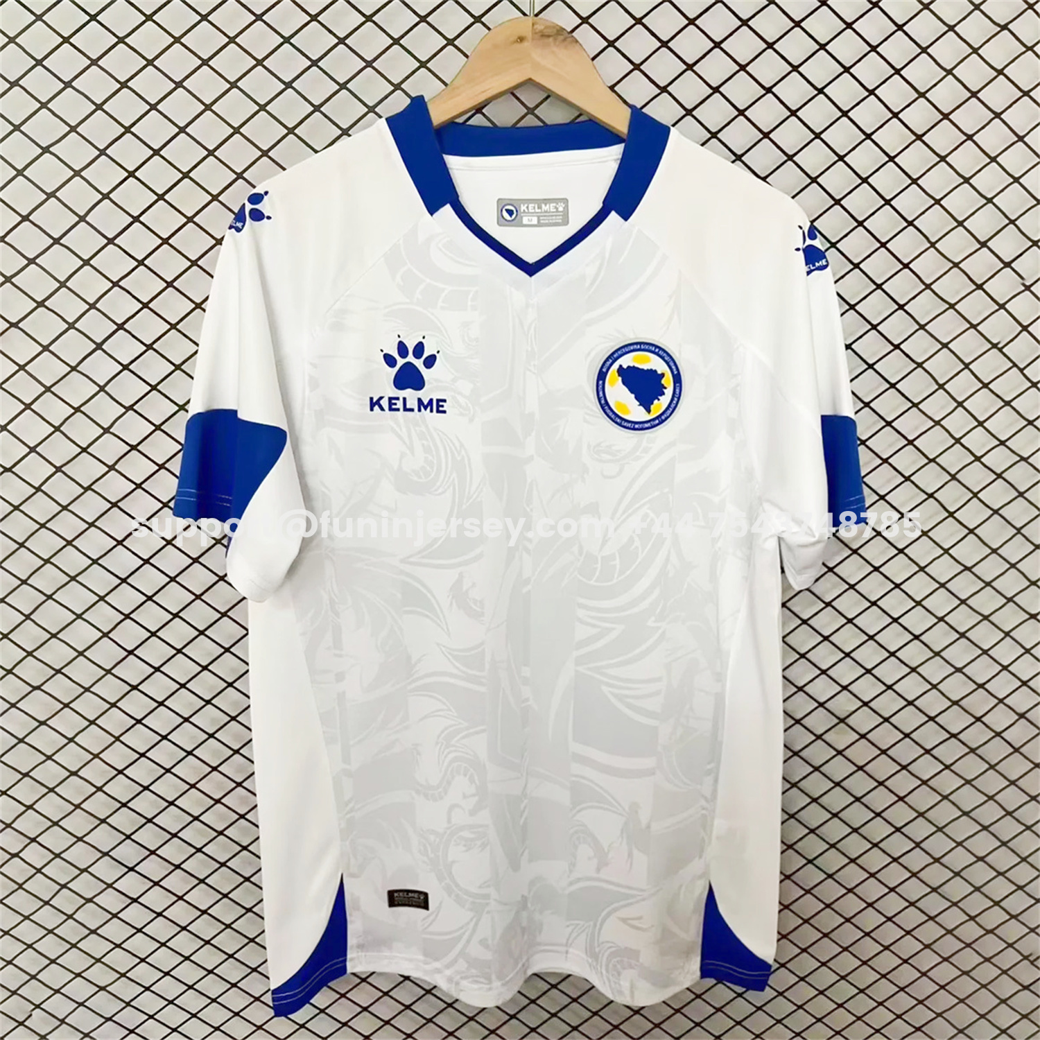 Funinjersey-Bosnia and Herzegovina 2025 Away Jersey - Fans Version