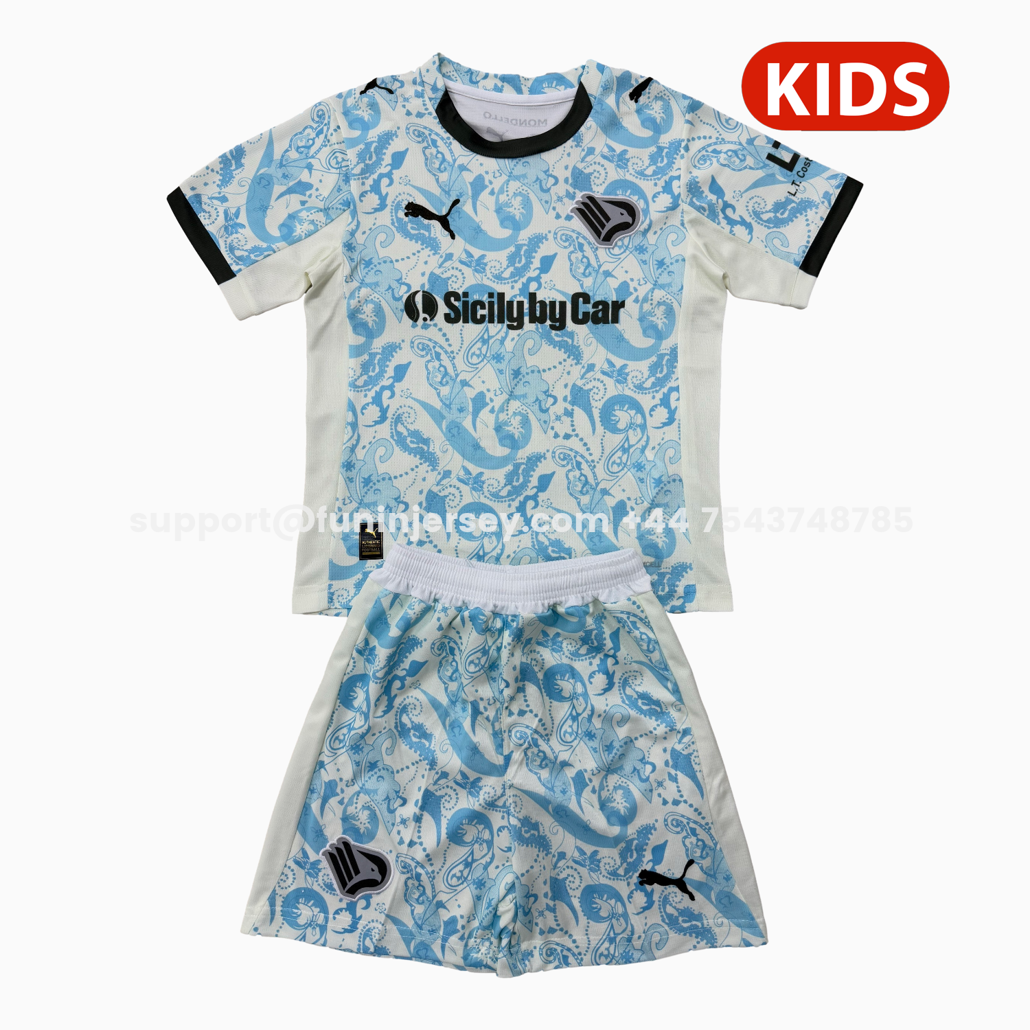 Funinjersey-Palermo 25-26 Third Kids Kit