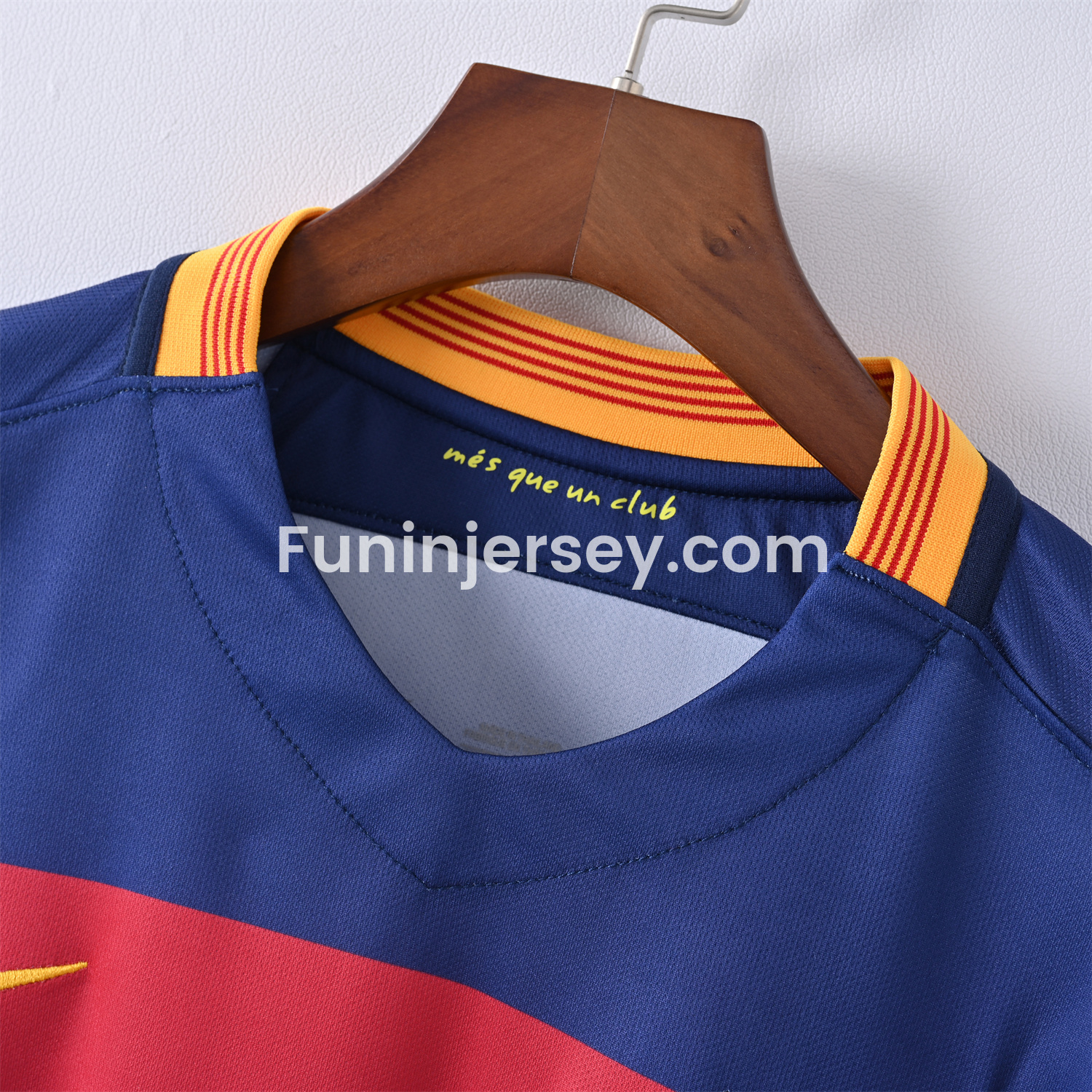 Funinjersey-Retro Barcelona 15-16 Home Long Sleeves Jersey
