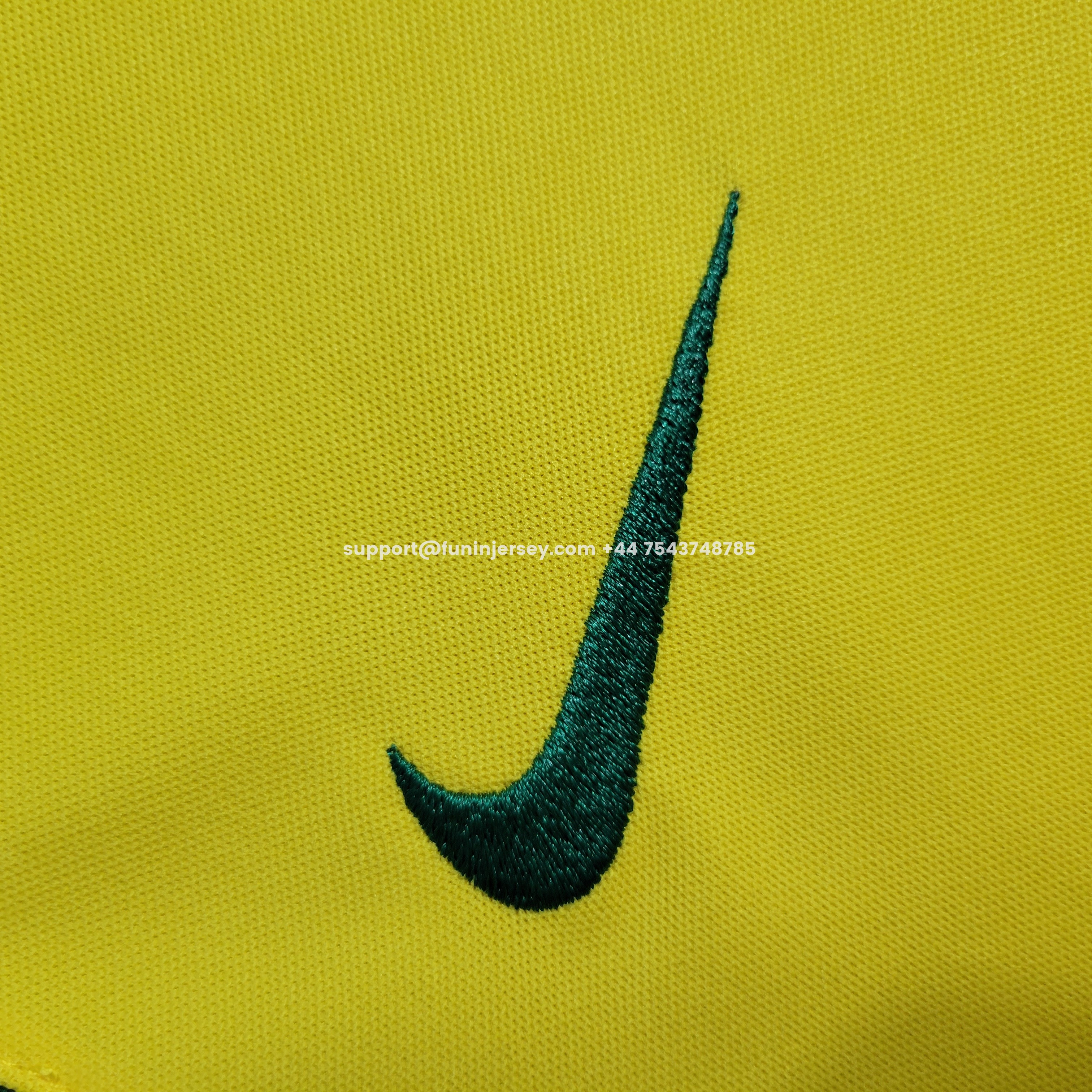 Funinjersey-Retro Brazil 2002 Home Stadium Jersey