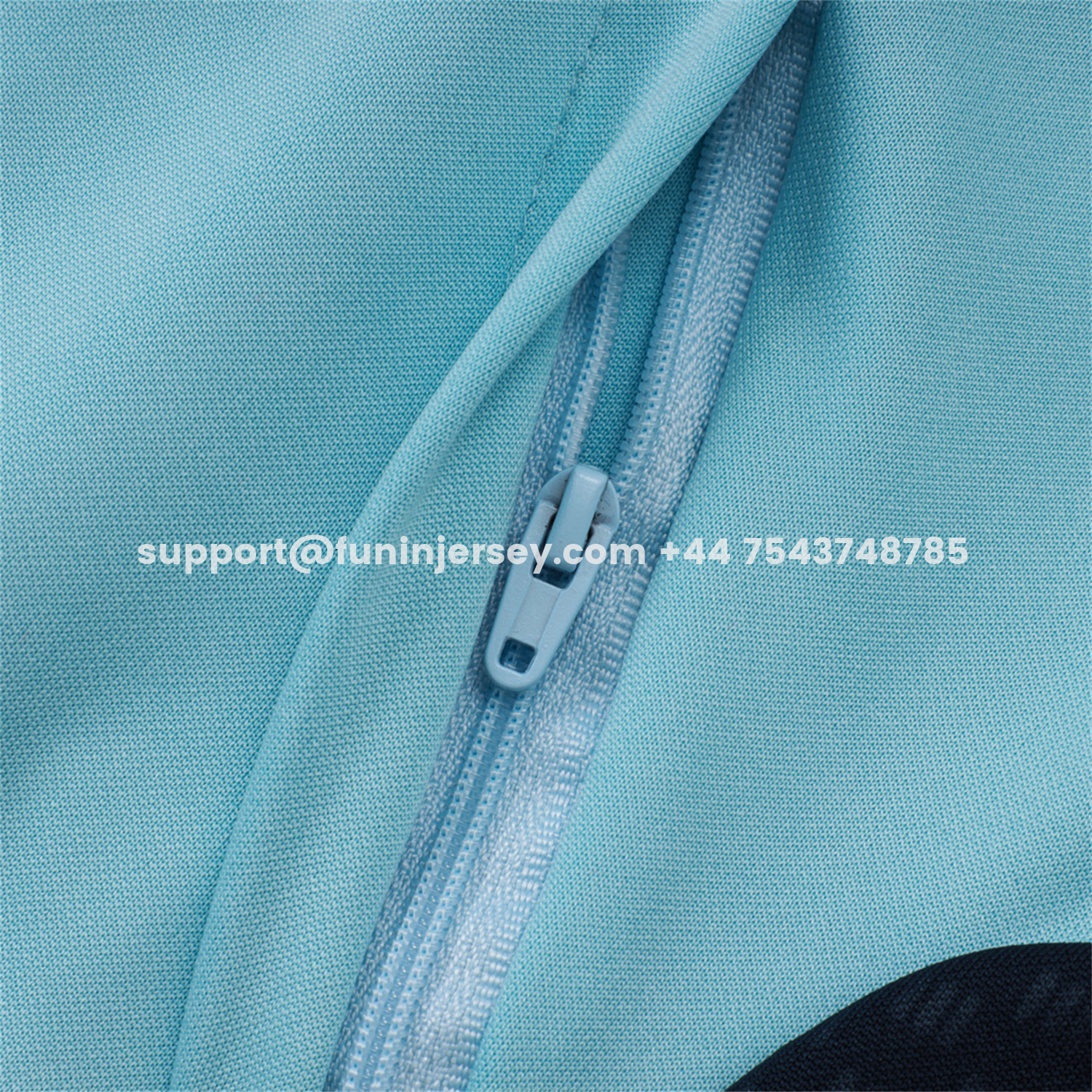 Funinjersey-Argentina 25-26 Windbreaker Training Set - Light Blue Top and Black Pants