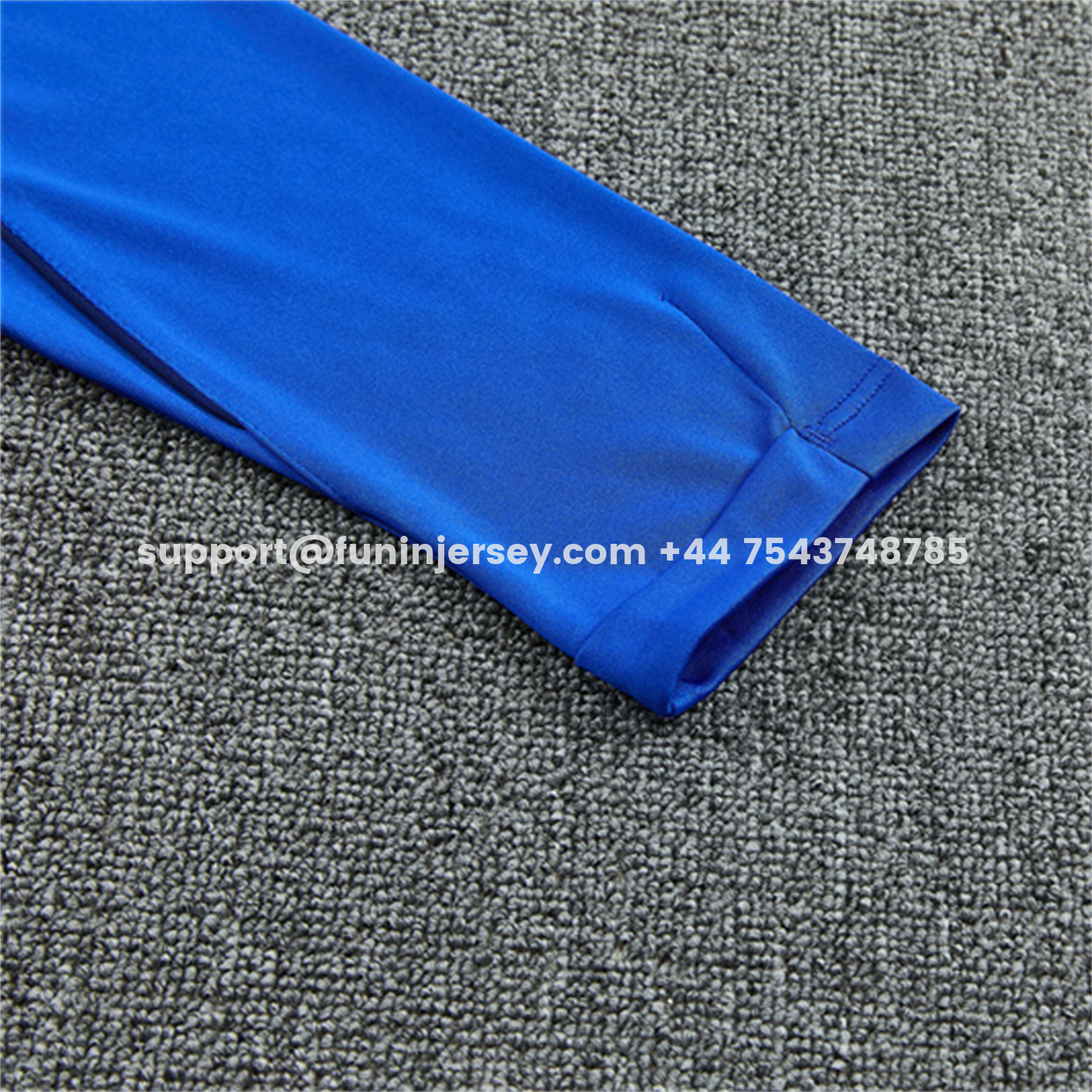 Funinjersey-Inter Milan 26-27 Kids Long Sleeve Training Set - Blue Top & Royal Blue Pants