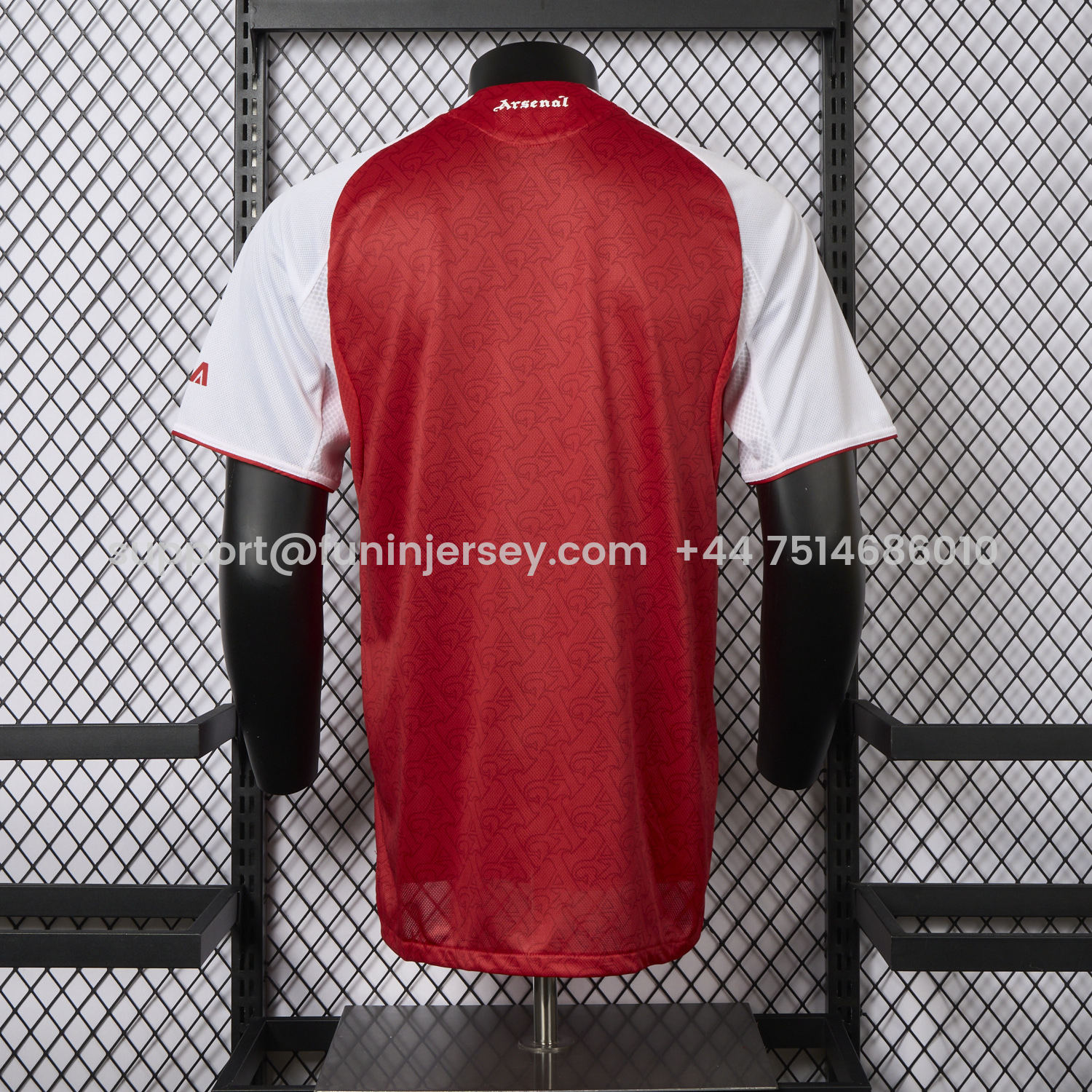 Funinjersey-Arsenal 25-26 Home Jersey (Letter A Pattern) - Player Version