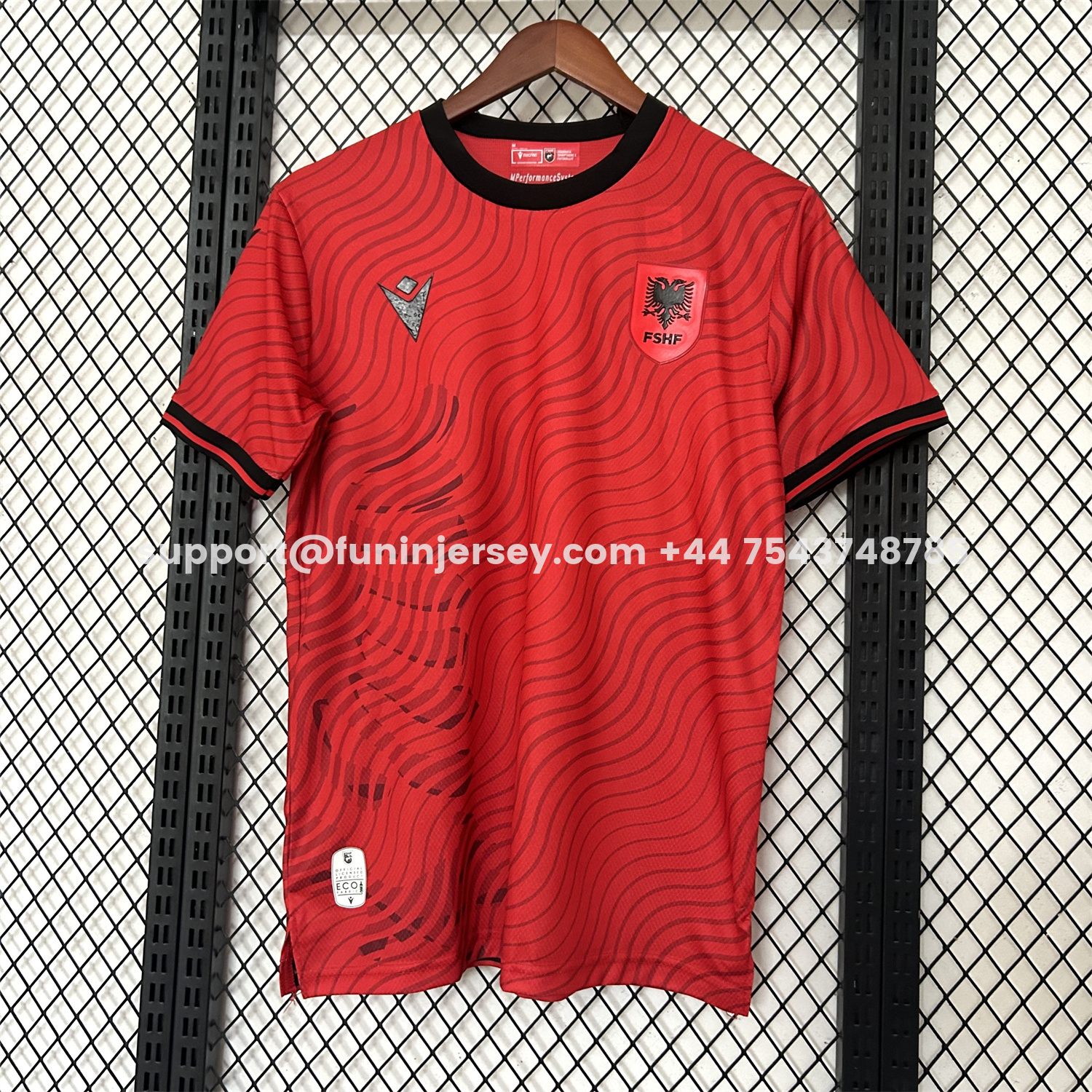 Funinjersey-Albania 2026 Home Red Jersey - Fans Version