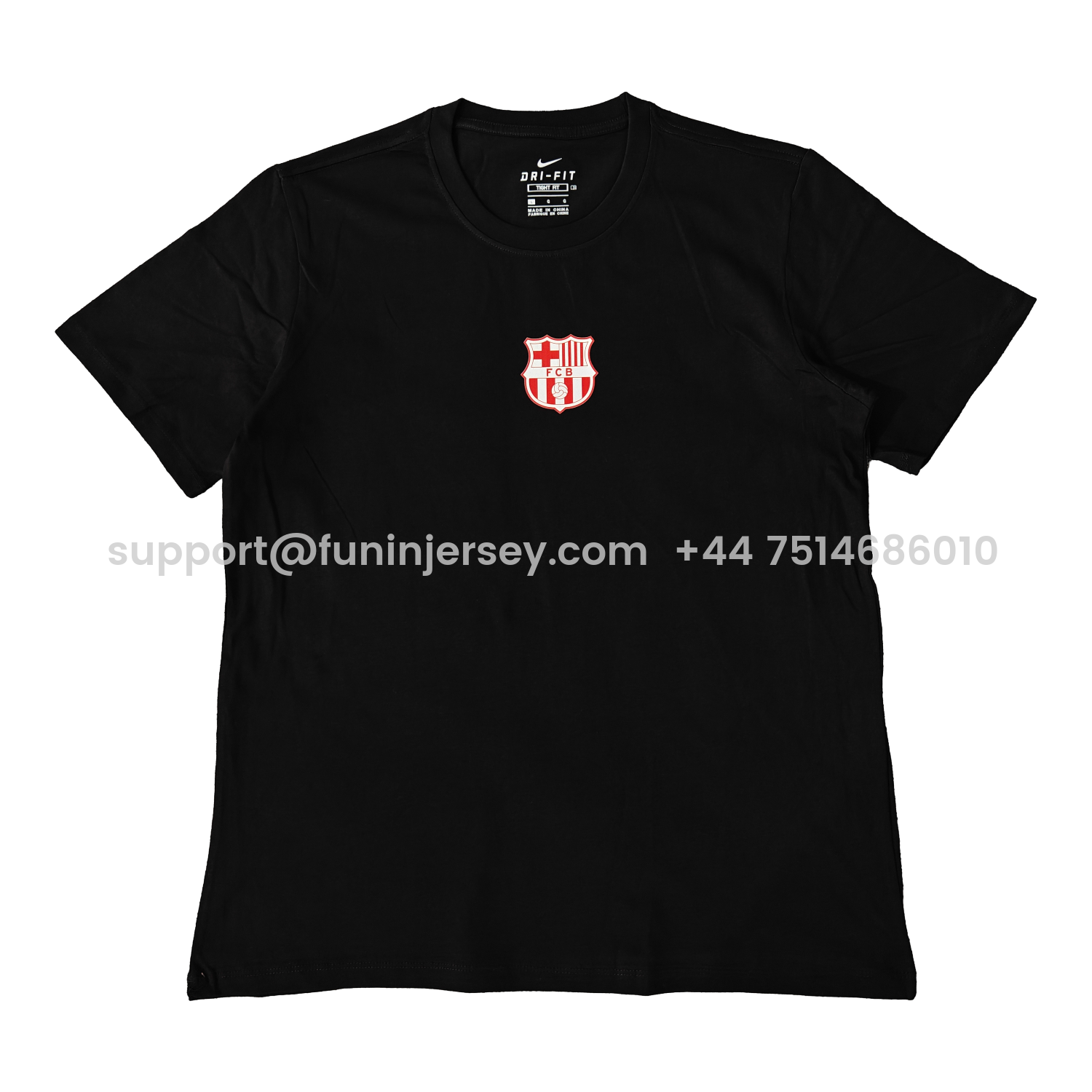 Funinjersey-Barcelona Més Que Un Club Skateboard Aesthetics T-shirt【Black】