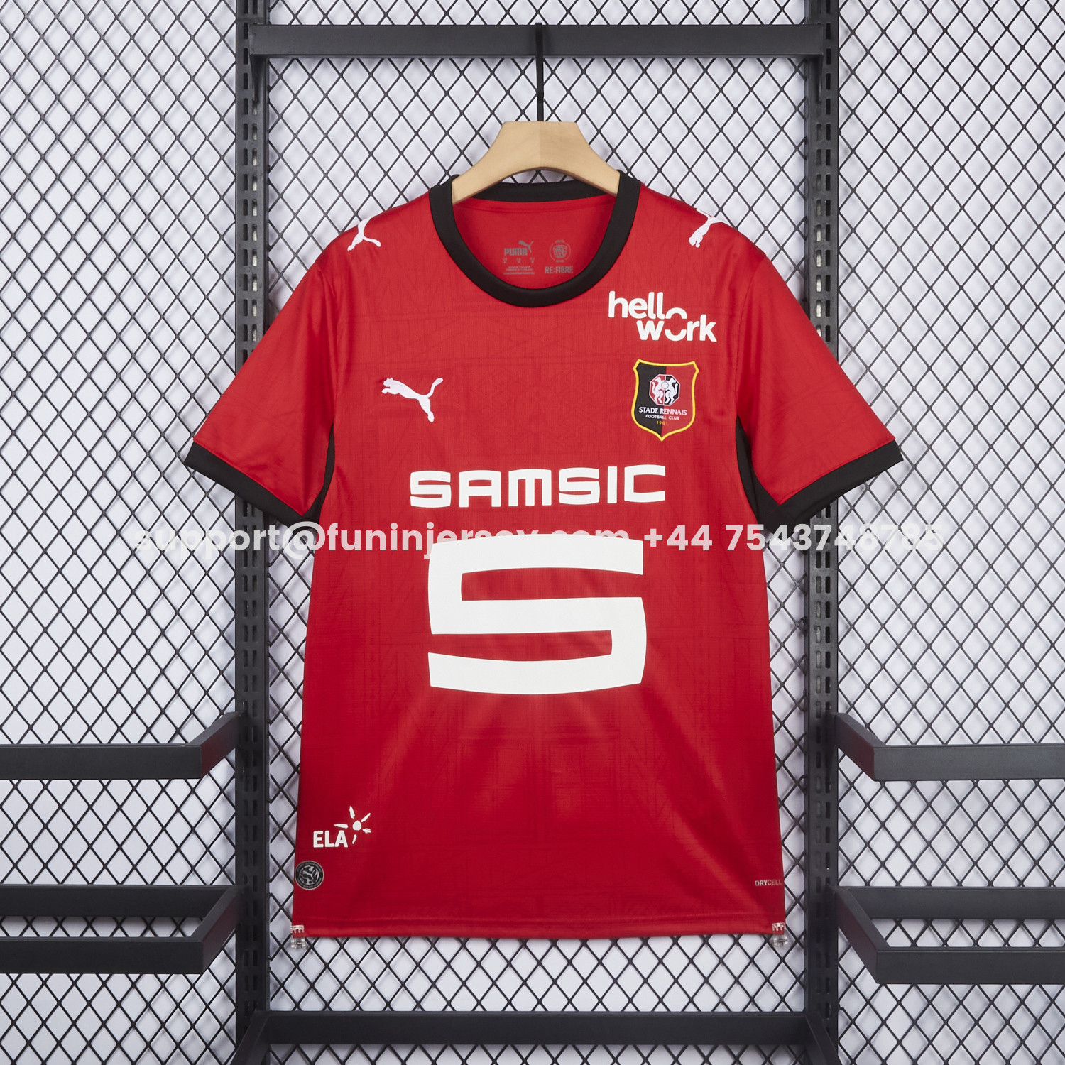 Funinjersey-Stade Rennais 26-27 Home Jersey - Fans Version