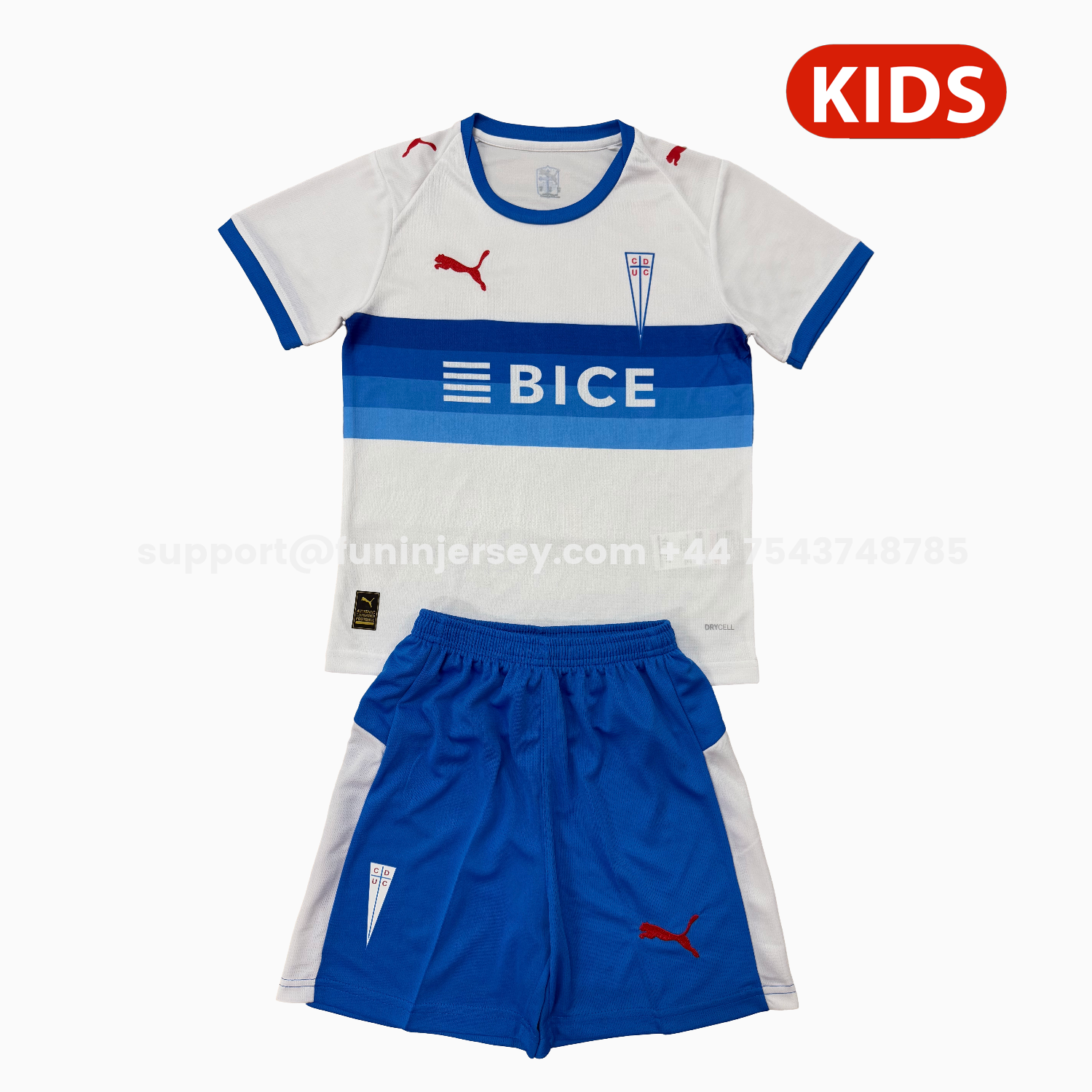 Funinjersey-Universidad Católica del Chile 2026 Home Kids Kit