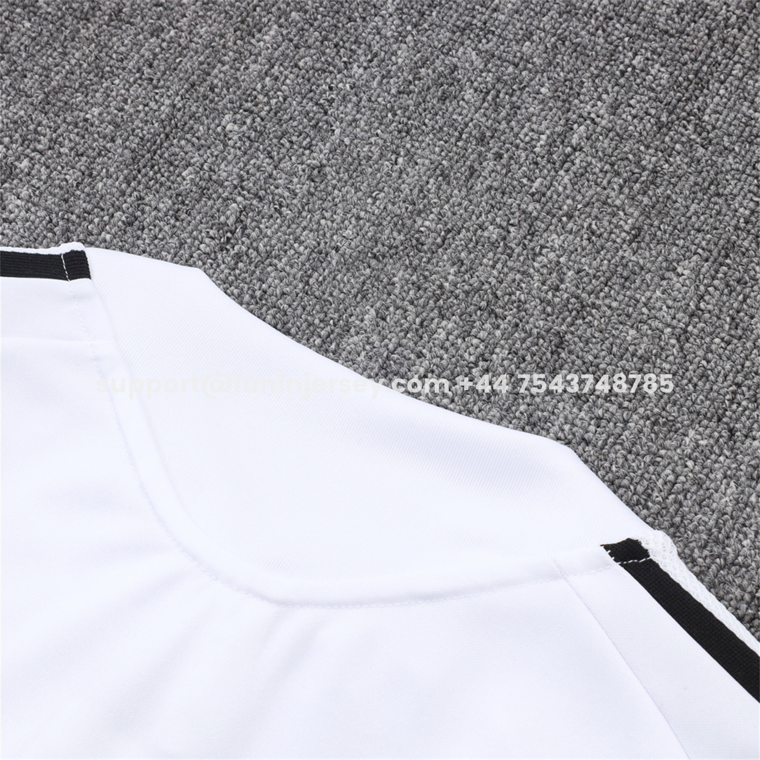 Funinjersey-Germany 2026 Windbreaker Training Set - White Top and Black Pants