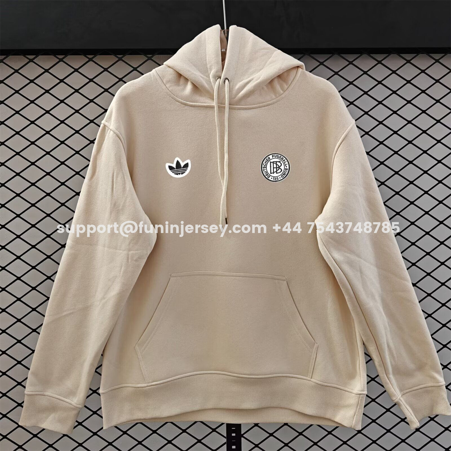 Funinjersey-Germany 2026 Terrace Icon DFB Unisex Pullover Hoodie