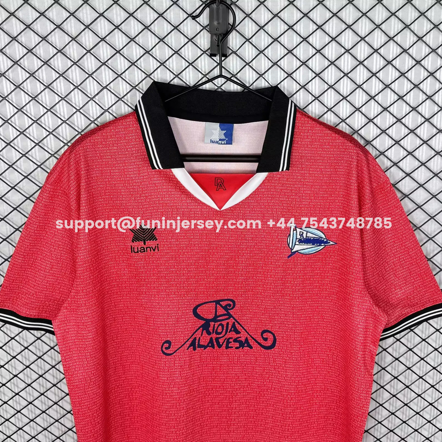 Funinjersey-Retro Deportivo Alavés 2000-01 UEFA Cup Away Jersey