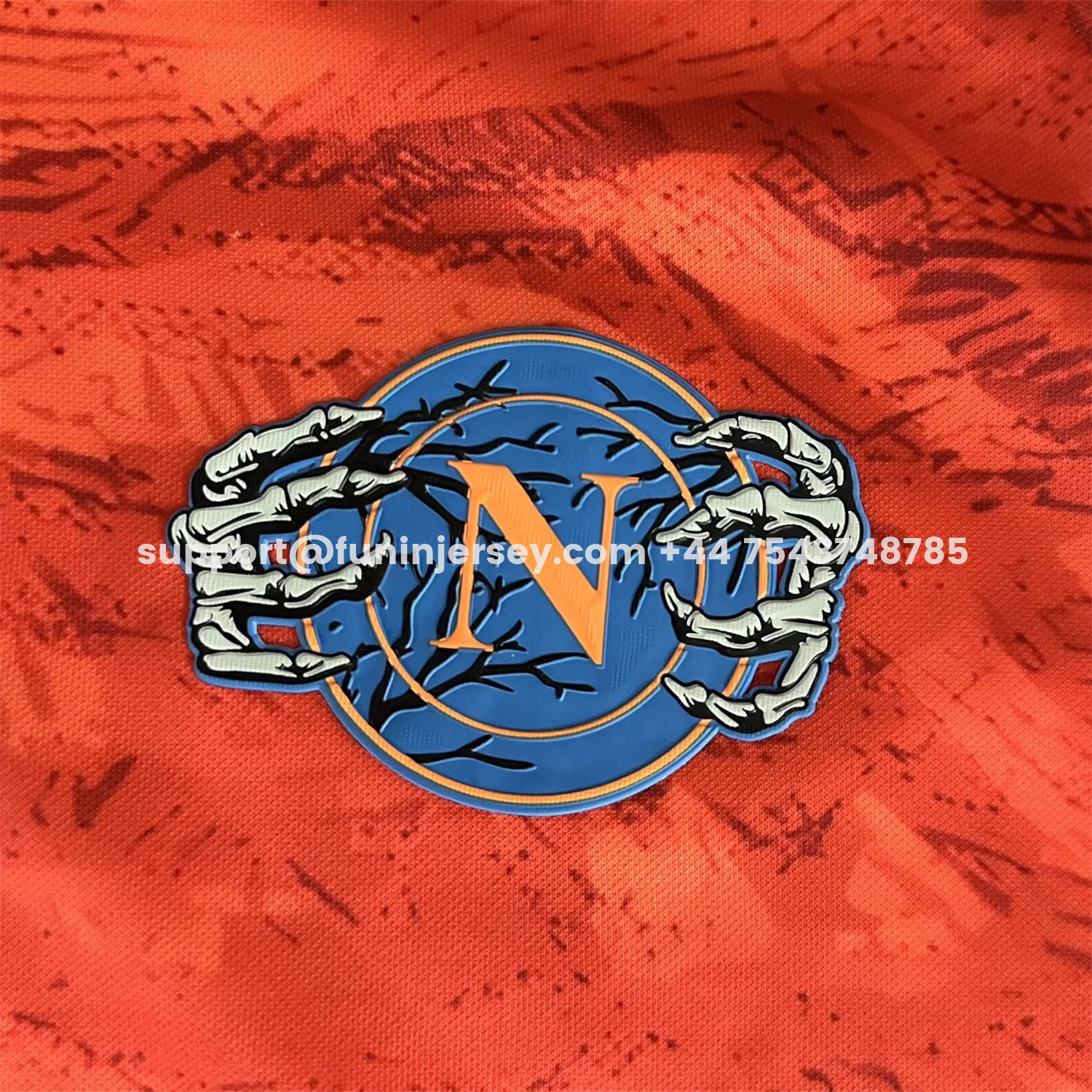 Funinjersey-Napoli 25-26 Halloween Orange Goalkeeper Jersey - Fans Version