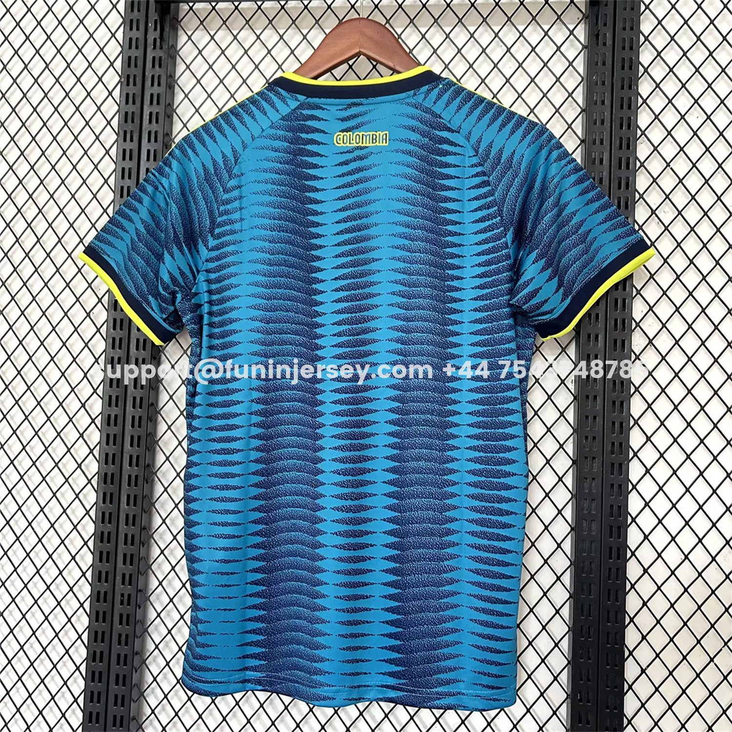 Funinjersey-Colombia 2026 Away Blue Jersey - Fans Version