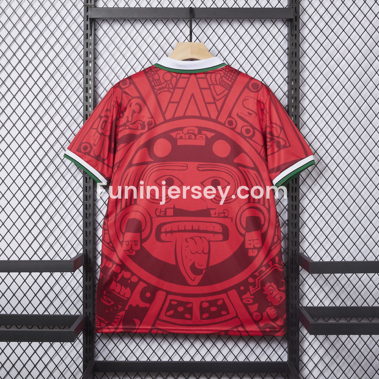 Funinjersey-Retro Mexico 1998 Red Special Edition Jersey