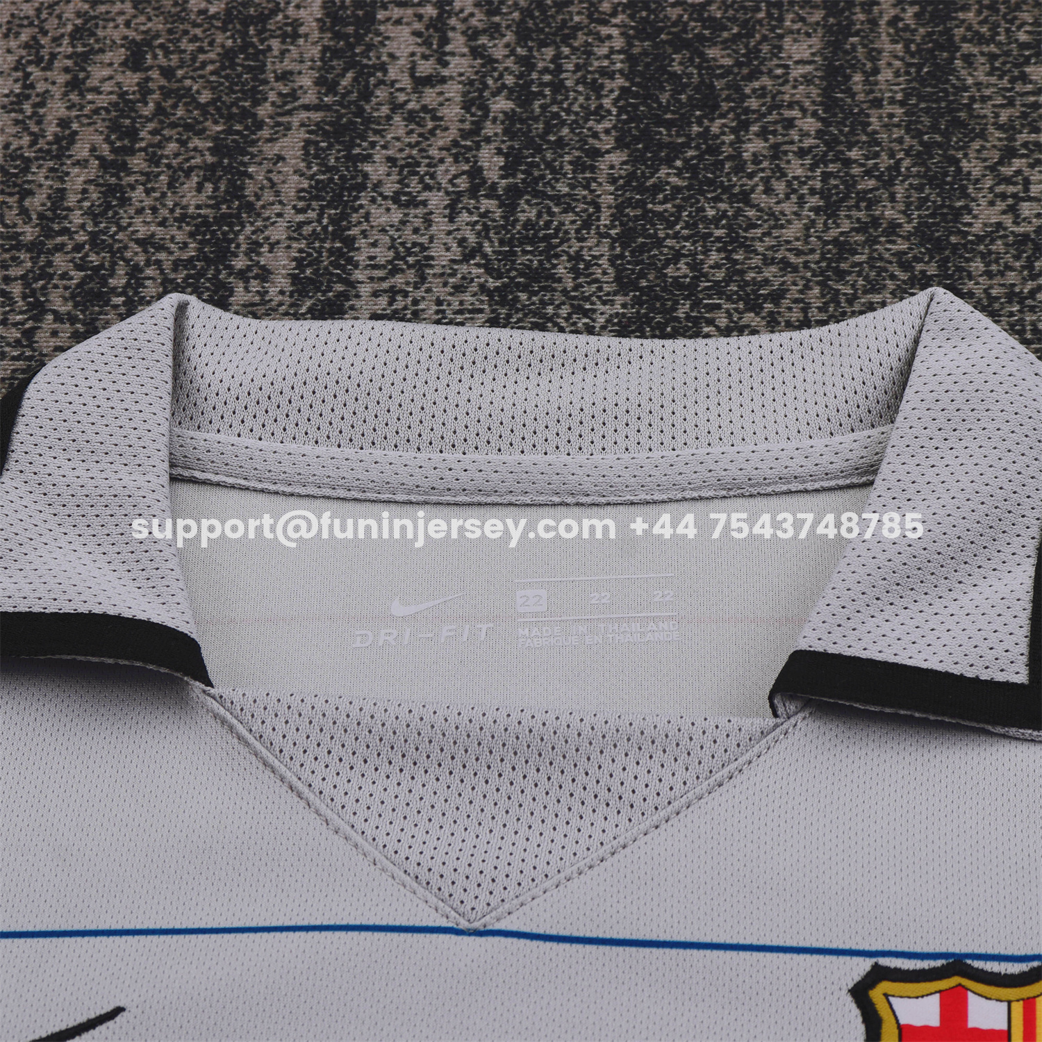 Funinjersey-Retro Barcelona 2003-04 Away Kids Kit