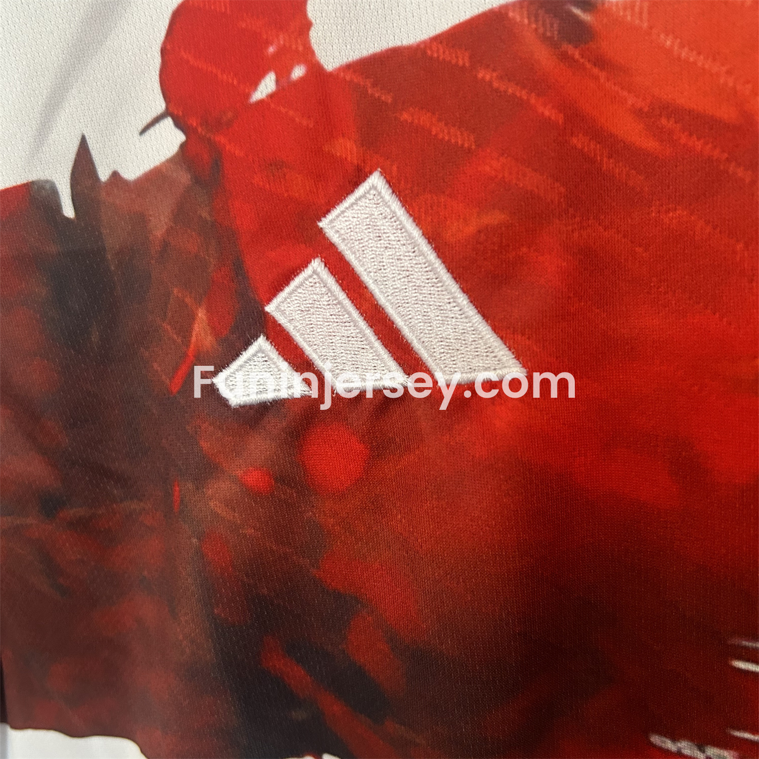 Funinjersey-Japan 25-26 Black Samurai Silhouette White Jersey - Fans Version