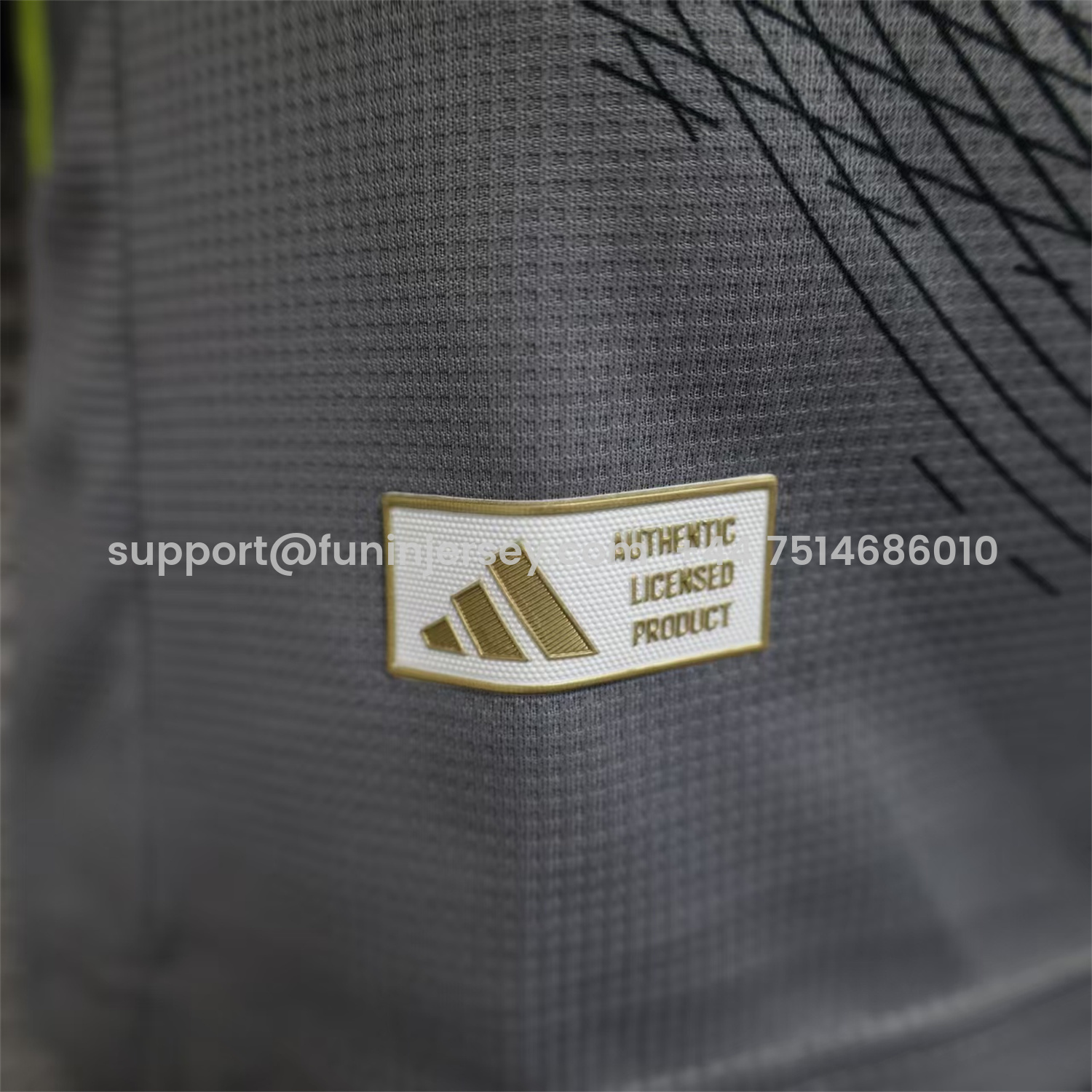 Funinjersey-Manchester United 25-26 Black Grey Goalkeeper Jersey - Player Version