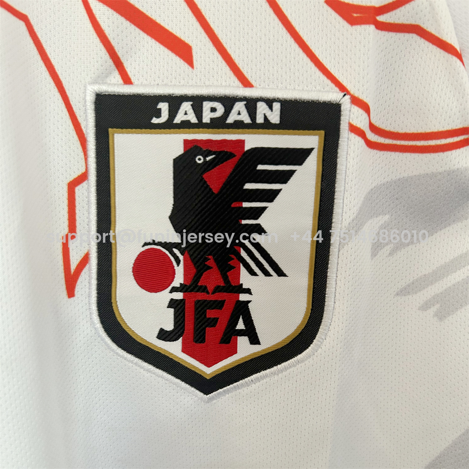 Funinjersey-Japan 25-26 Y-3 Sunset Warrior and Crow White Special Jersey - Fans Version