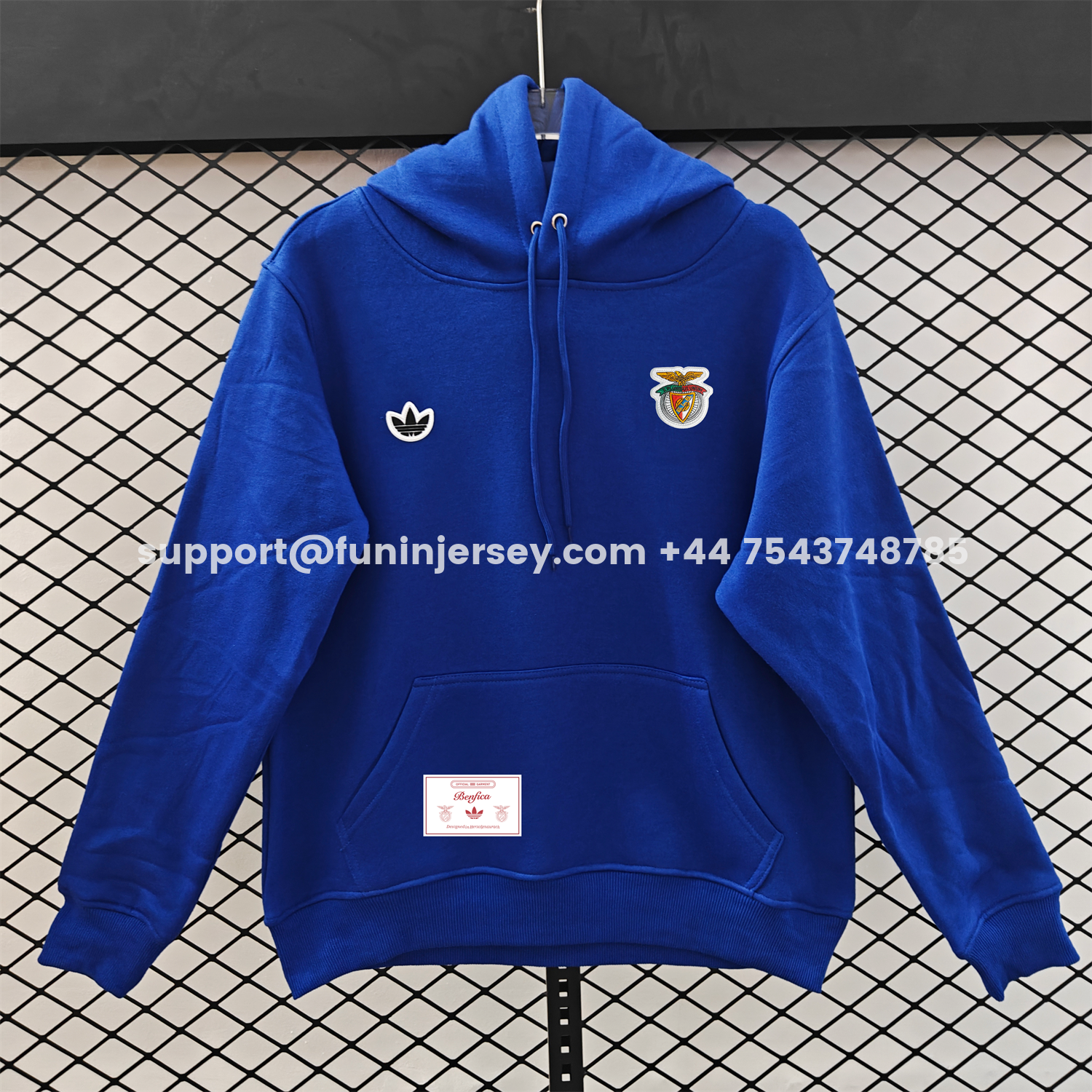 Funinjersey-Benfica 25-26 Originals Terrace Icon Unisex Pullover Hoodie