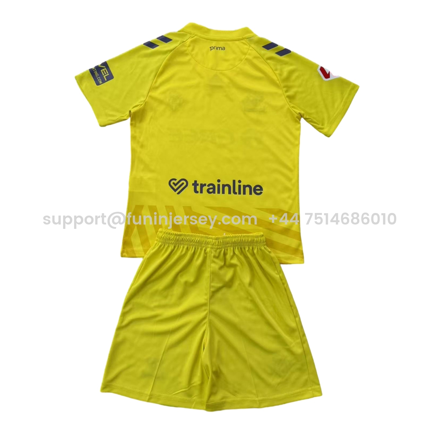 Funinjersey-Real Betis 25-26 Yellow Goalkeeper Kids Kit