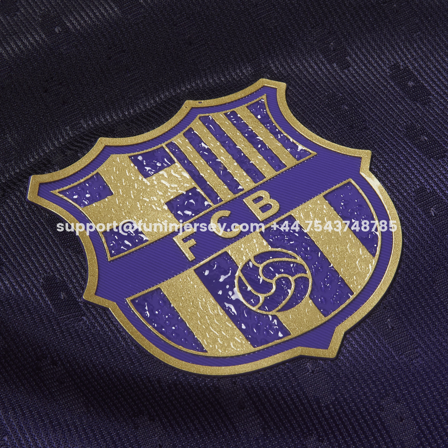 Funinjersey-Barcelona 26-27 Away Purple-Black Gradient Jersey - Player Version