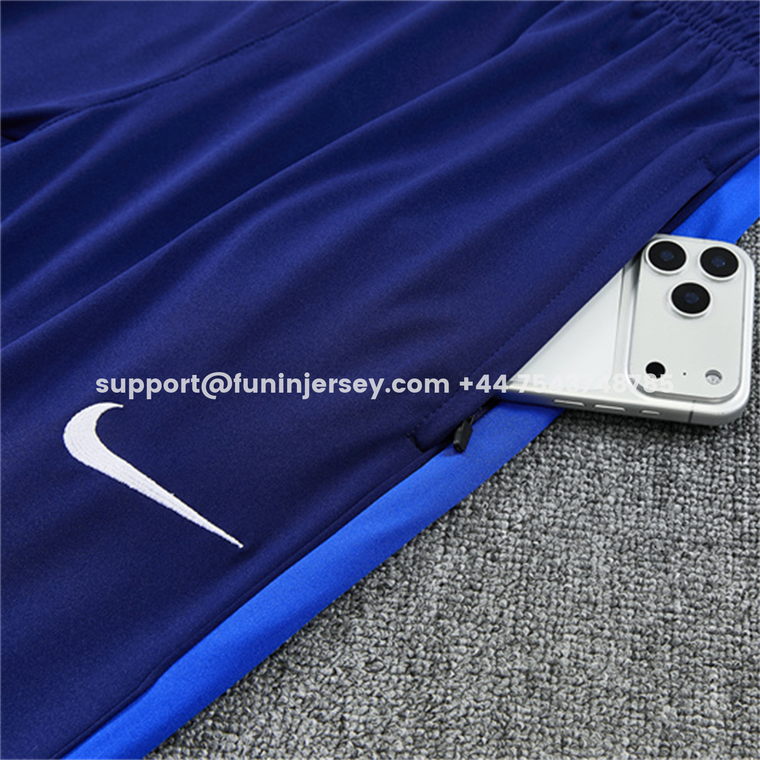 Funinjersey-Inter Milan 26-27 Long Sleeve Training Set - Blue Top & Royal Blue Pants