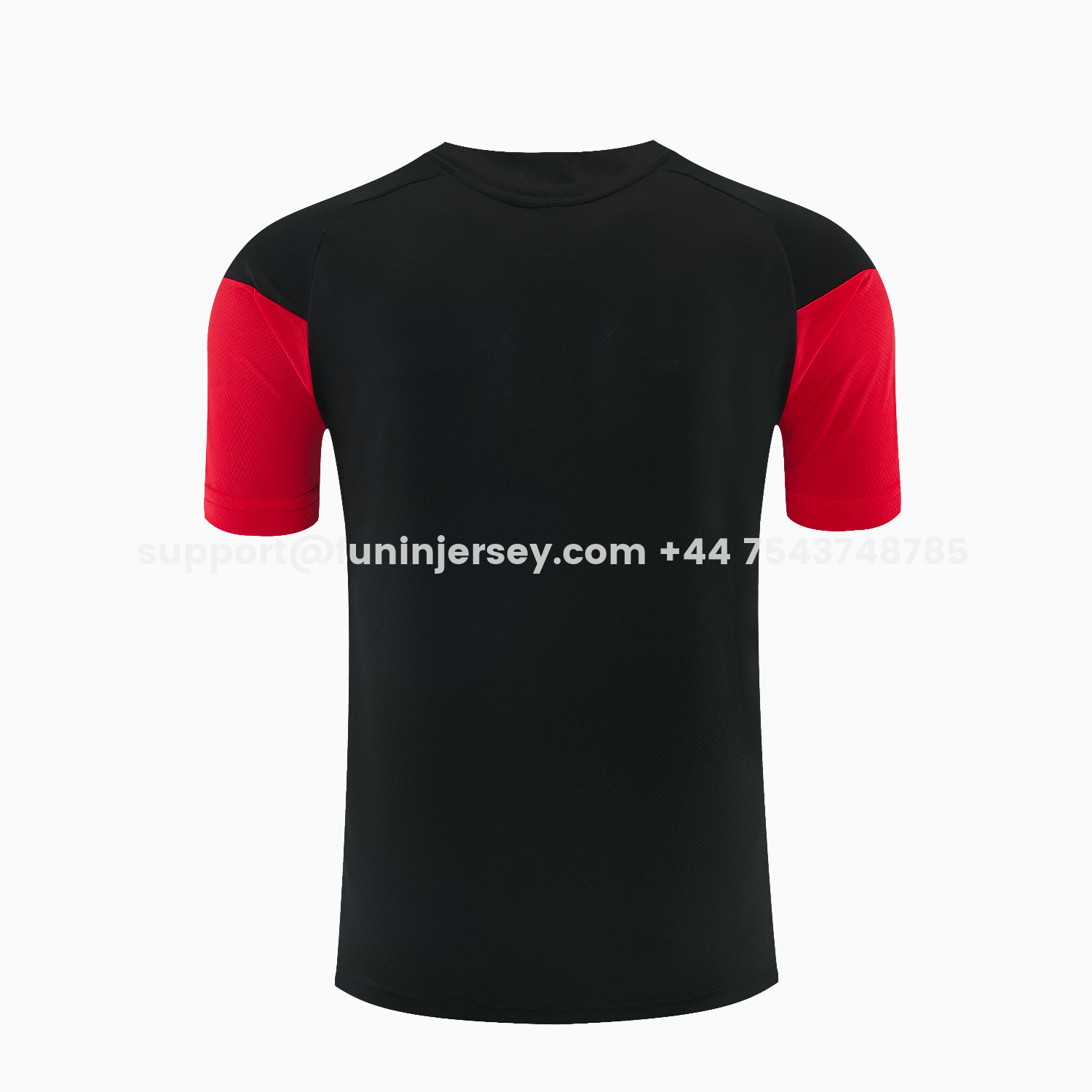 Funinjersey-Germany 2026 Short-Sleeve Training Set - Black With Red Top & Black With Red PantsGermany 2026 Short-Sleeve Training Set - Black With Red Top & Black With Red Pants