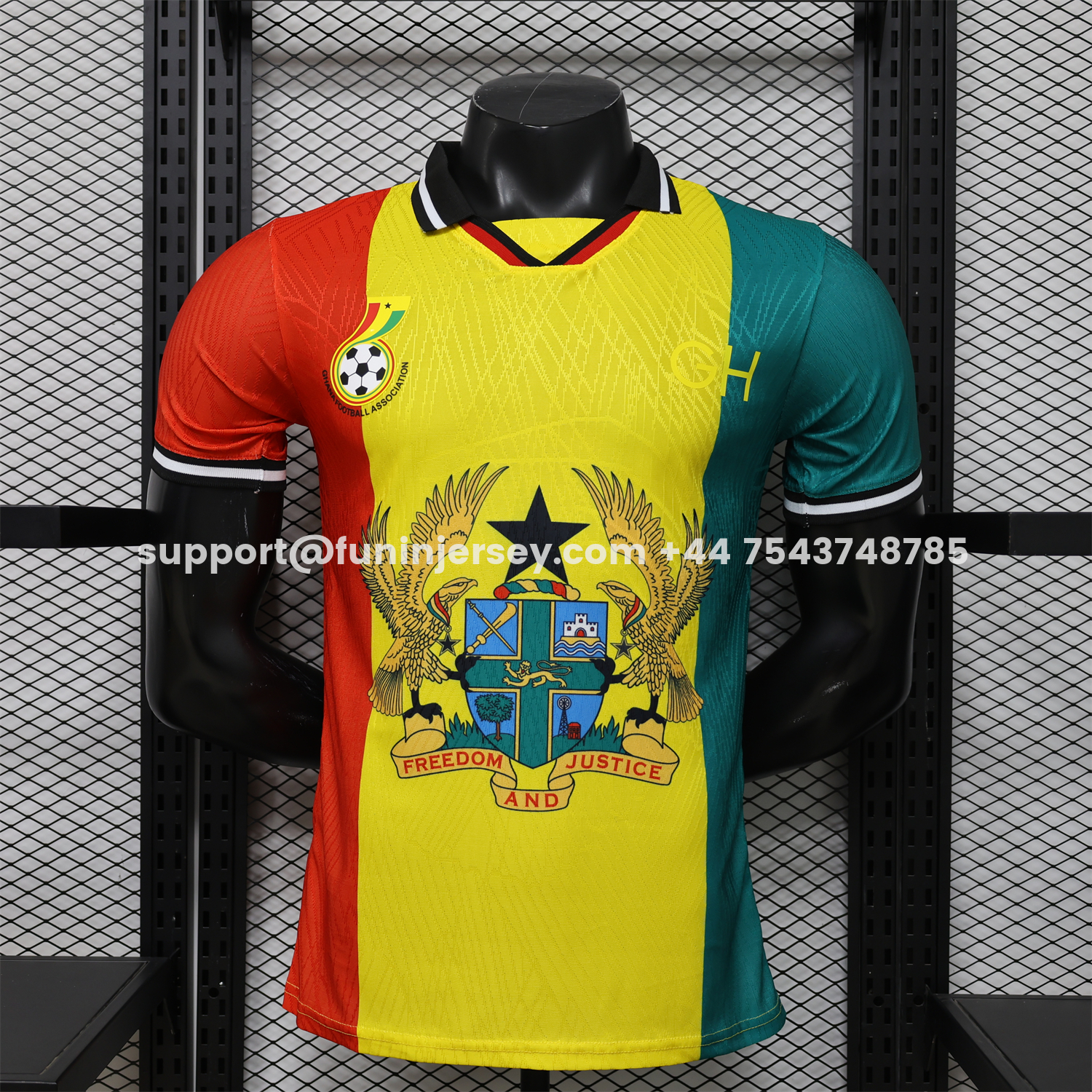 Funinjersey-Ghana 2026 Ghana Coat Of Arms Special Jersey - Player Version