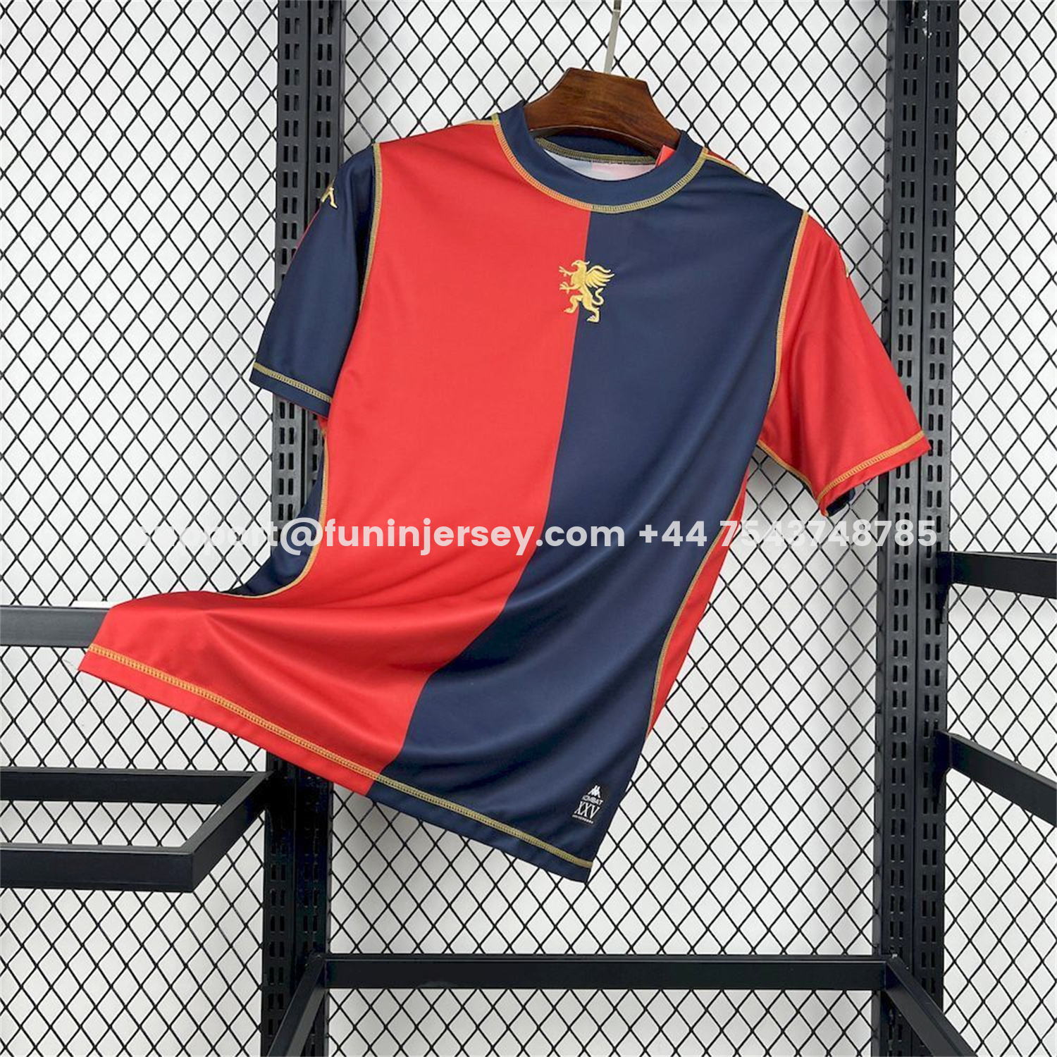 Funinjersey-Genoa 25-26 Red And Blue Special Jersey - Fans Version