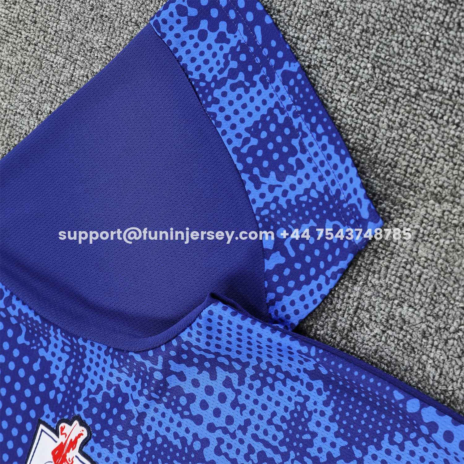 Funinjersey-RB Leipzig 25-26 Short-Sleeve Training Set - Blue Top & Blue Shorts