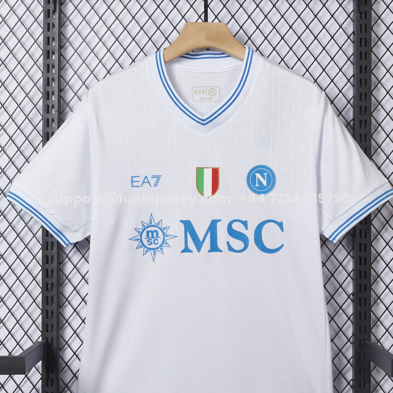 Funinjersey-Napoli 25-26 European Away White Jersey - Fans Version