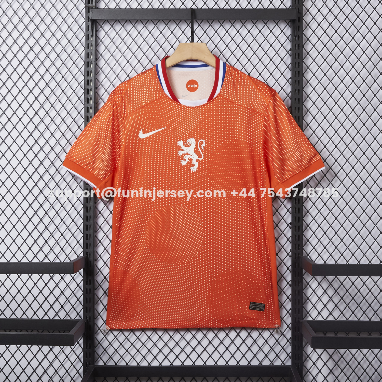 Funinjersey-Netherlands 25-26 Women's Team Home Jersey - Men's Fans Version
