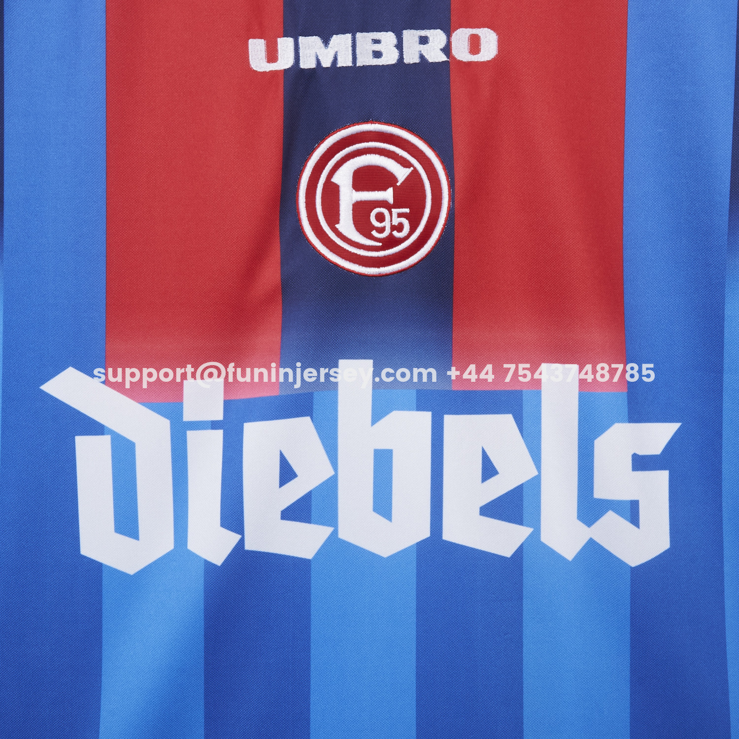 Funinjersey-Retro Fortuna Düsseldorf 1997-98 Away Jersey