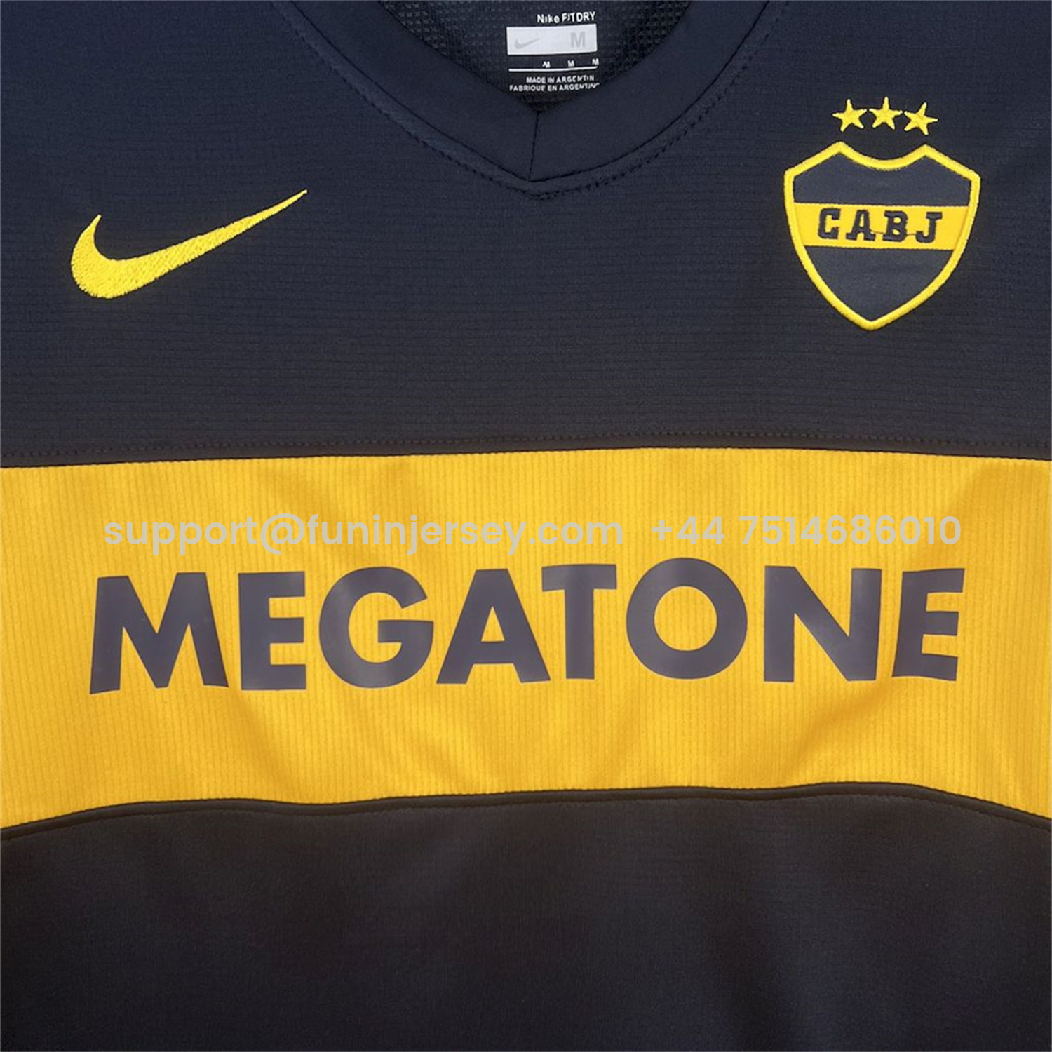 Funinjersey-Retro Boca Juniors 2007-08 Home Jersey