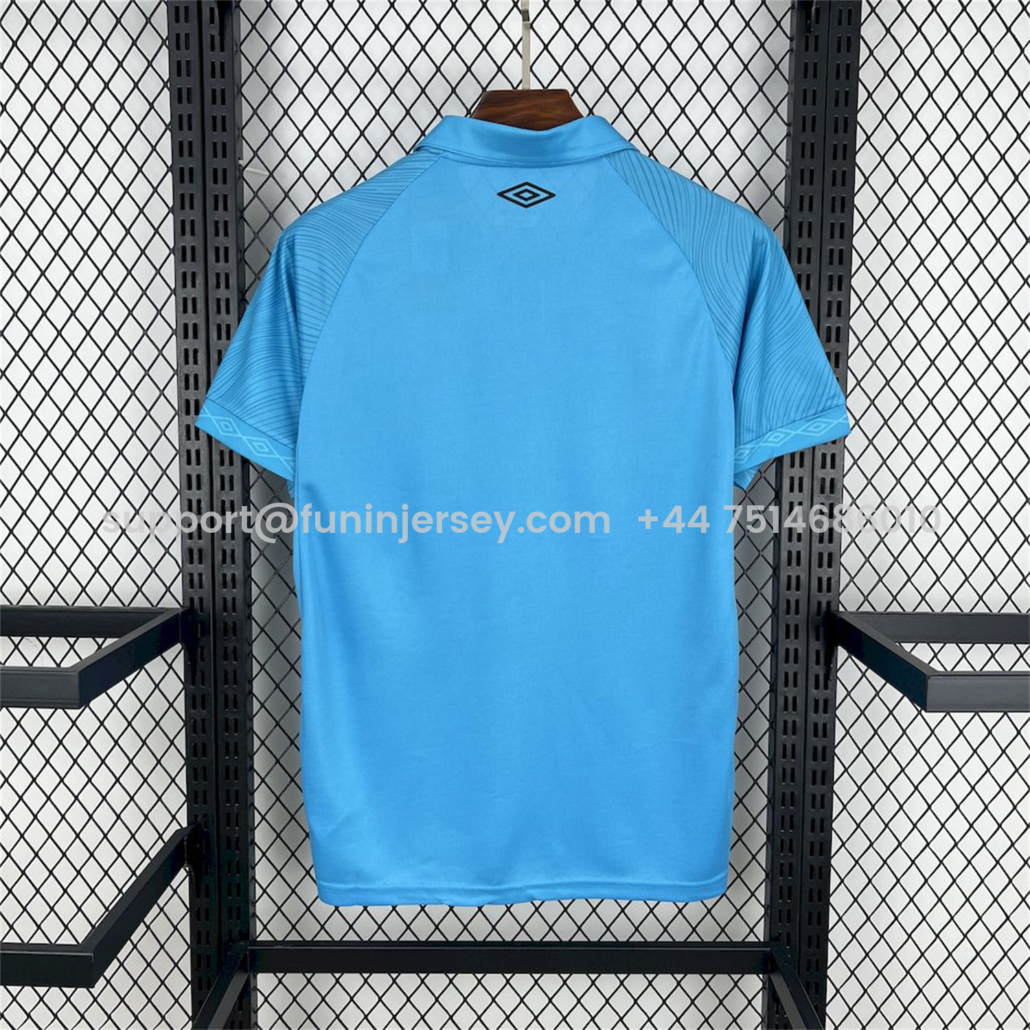 Funinjersey-Santos 25-26 Third Blue Unsponsored Jersey - Fans Version