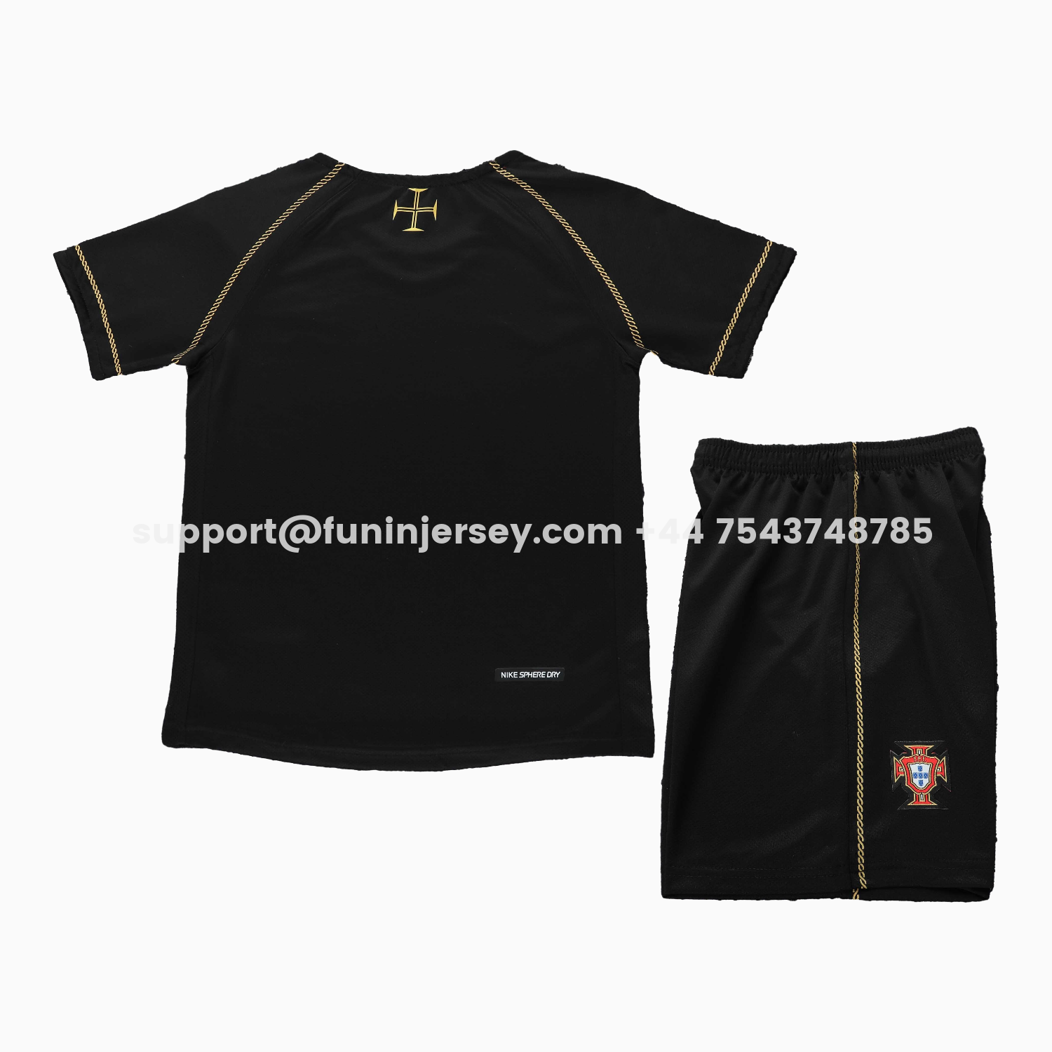 Funinjersey-Retro Portugal 2006 Away Kids Kit