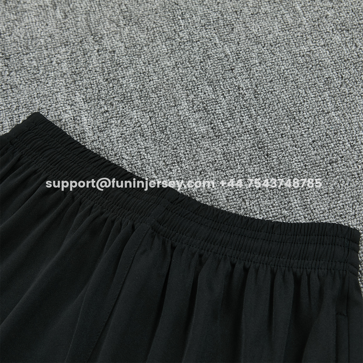 Funinjersey-Inter Milan 25-26 Short-Sleeve Training Set - Black And Grey Top & Pants