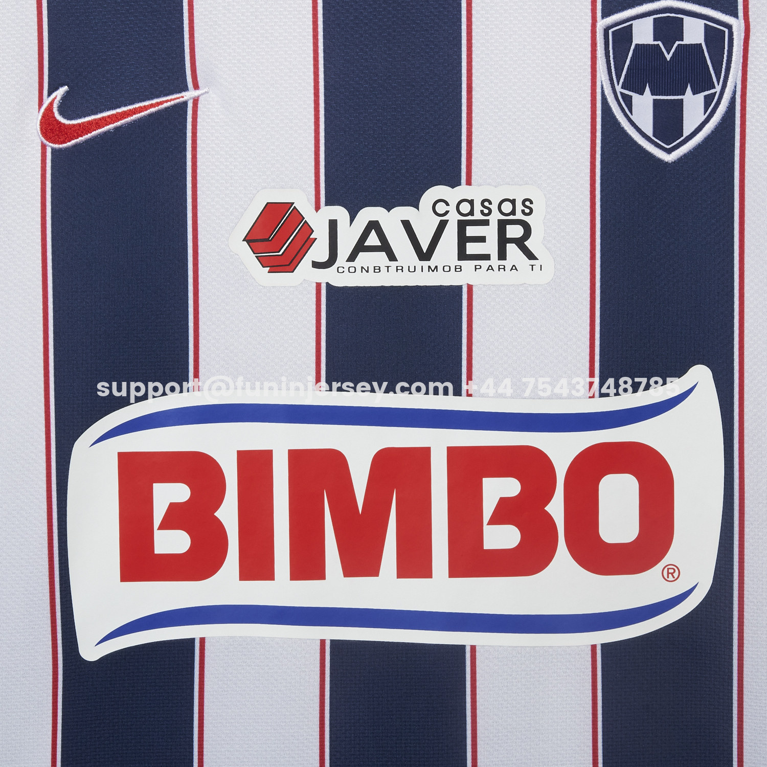 Funinjersey-Retro Rayados Monterrey 09-10 Home Jersey