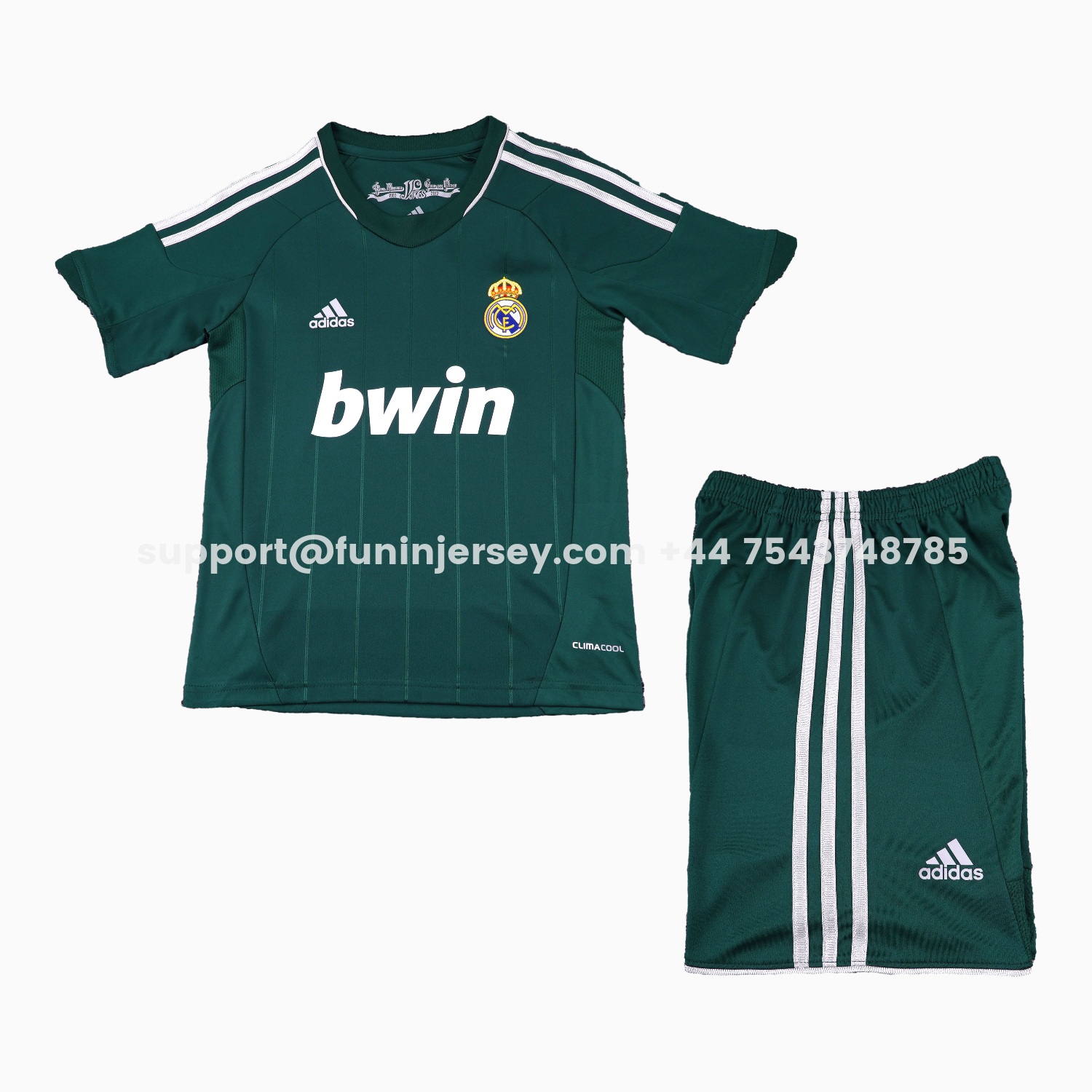 Funinjersey-Retro Real Madrid 2012-13 Third Kids Kit
