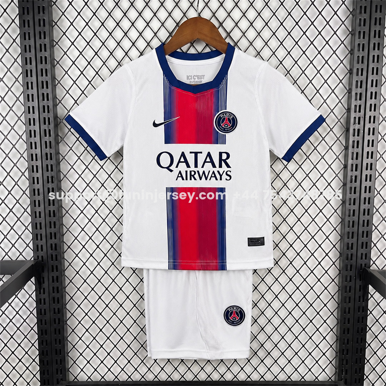 Funinjersey-Paris Saint-Germain PSG 26-27 Away Kids Kit