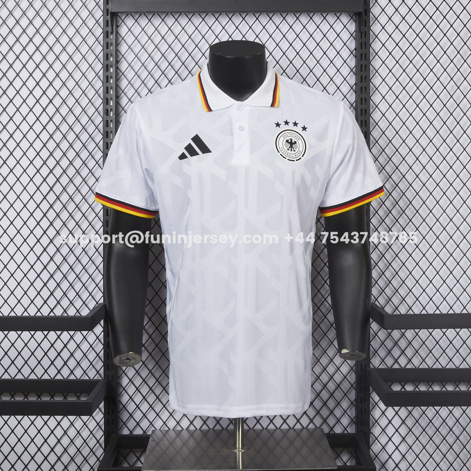 Funinjersey-Germany 2026 White Special Edition Polo Jersey - Player Version