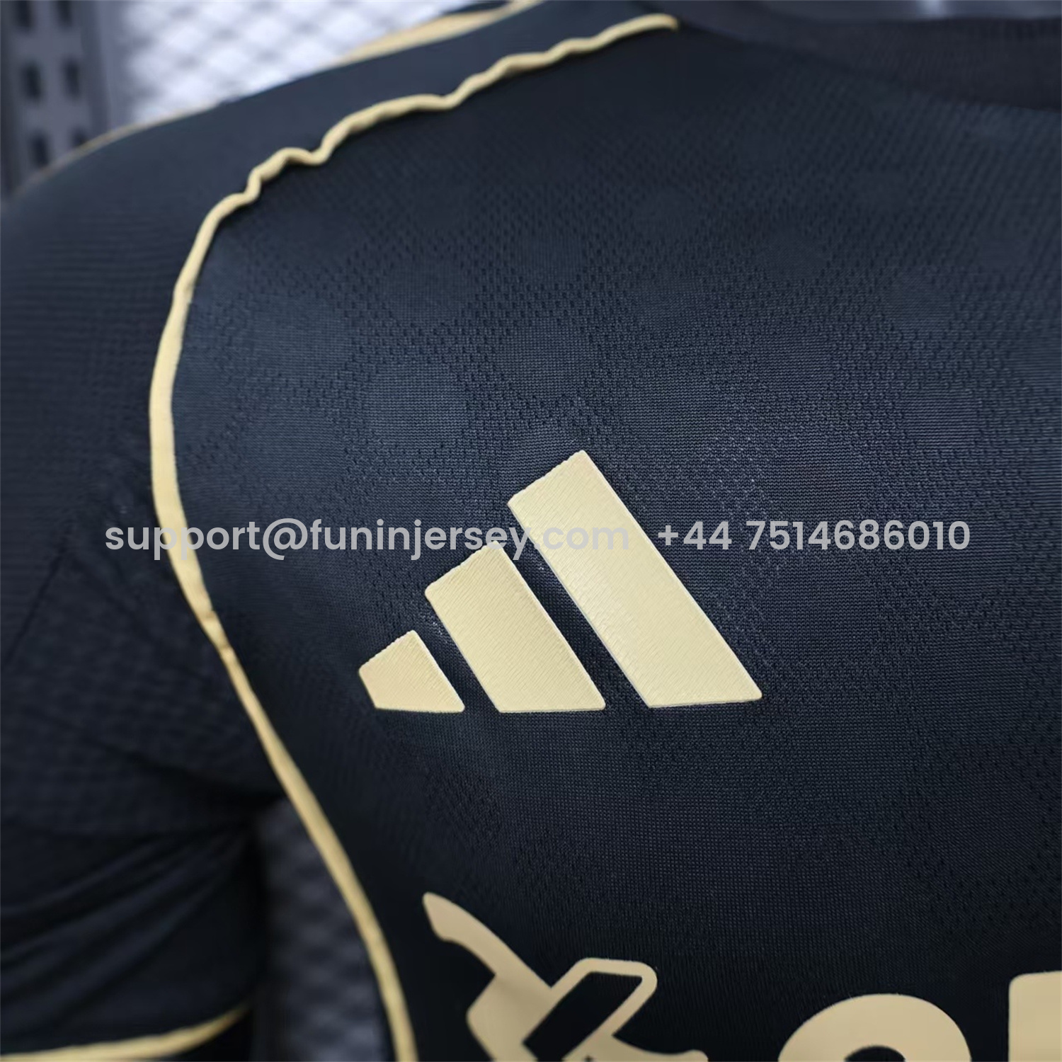 Funinjersey-Fulham 25-26 Third Black Jersey - Player Version