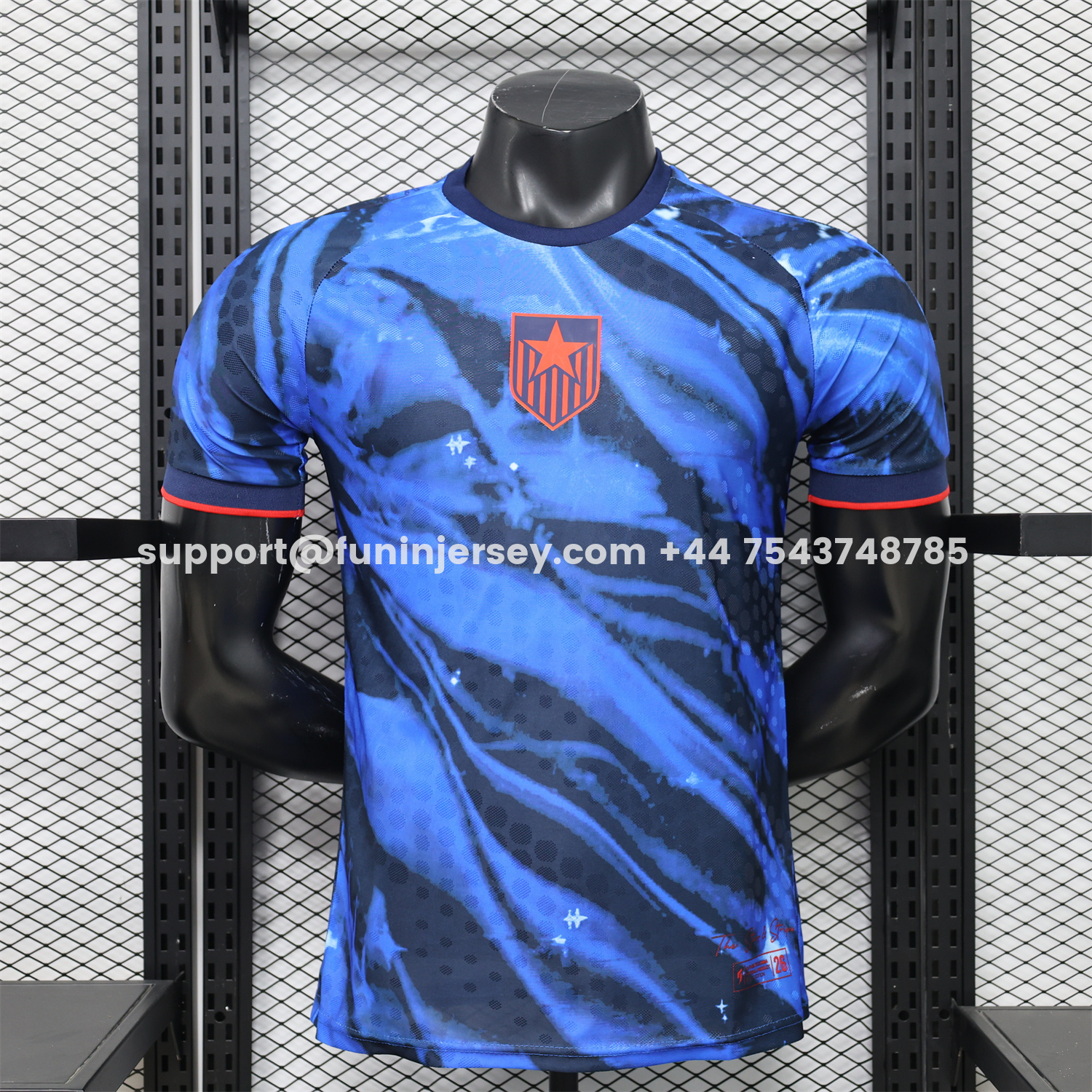 Funinjersey-United States USA 2026 Star And Stripe Blue Special Jersey - Player Version