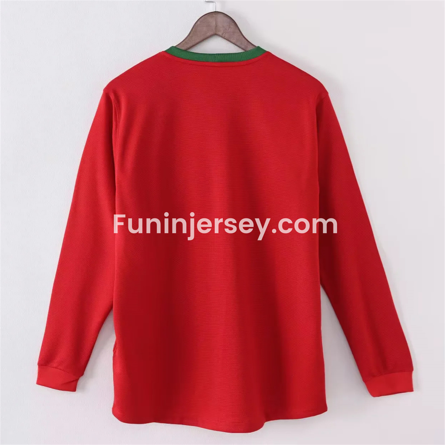 Funinjersey-Retro Portugal 2012 Home Long Sleeves Jersey