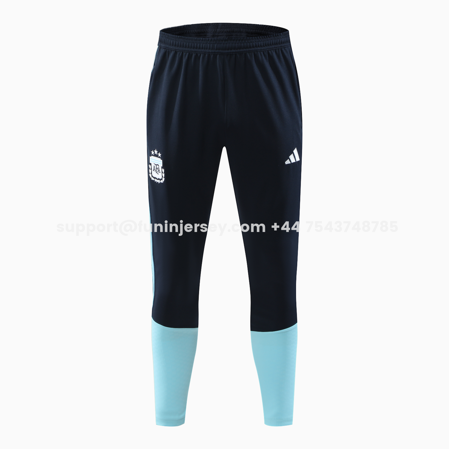 Funinjersey-Argentina 2026 Long Sleeve Training Set - Blue Black Top & Pants